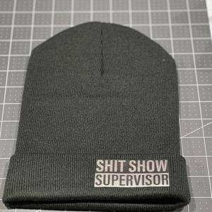 Custom Beanie with Leatherette Patch 100% Acrylic Beanie - F5 Custom Designs