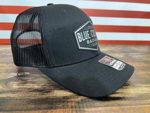 Blue Collar American Hat Design on a Richardson 112 Trucker Hat. - F5 Custom Designs