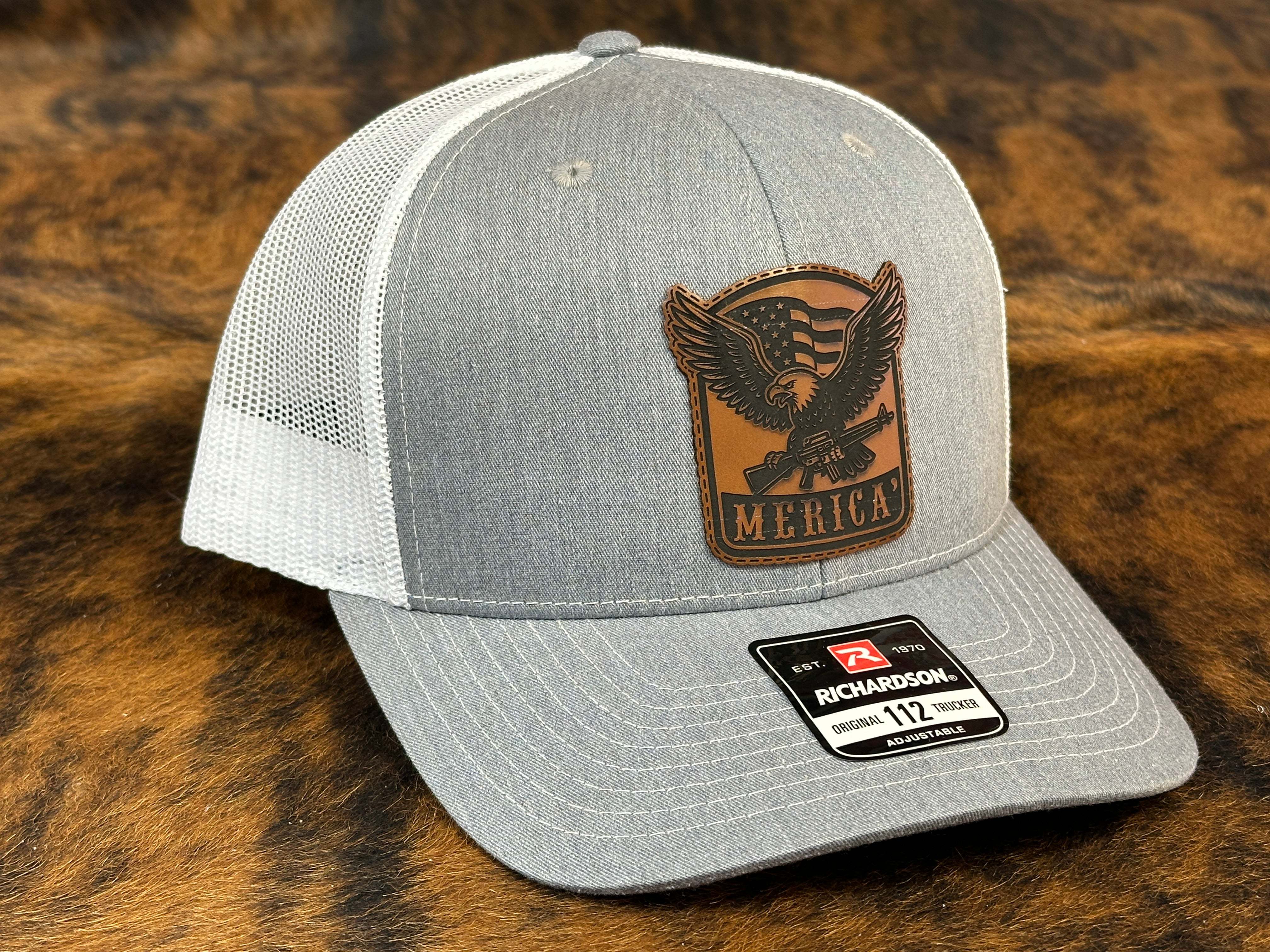 Custom Leather Patch Hat – Richardson 112 Style | Built for Your Brand