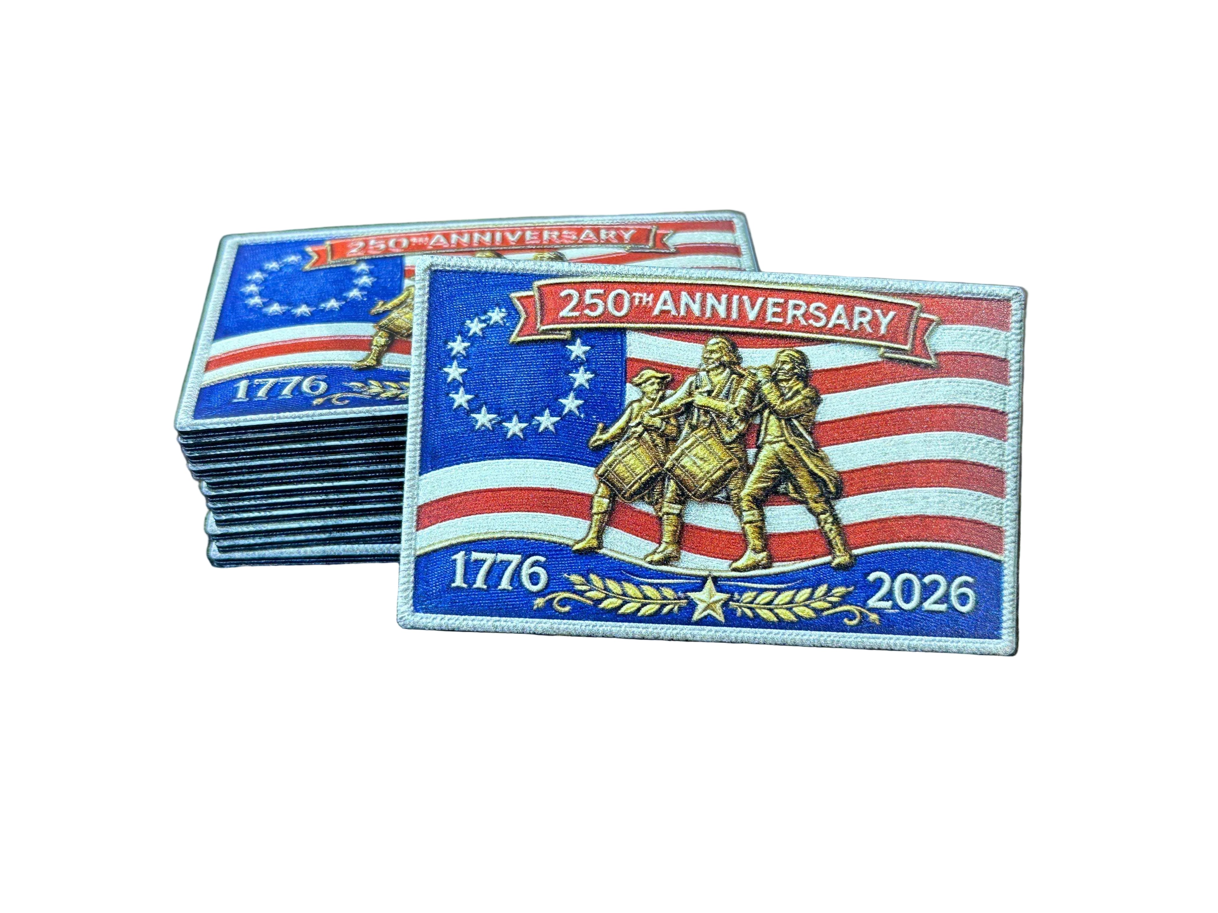 Texture Built UV Printed Leatherette Patch - product image 7