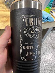 Custom 20 oz Tumbler - #45 Make America Great Again Stainless Tumbler - F5 Custom Designs
