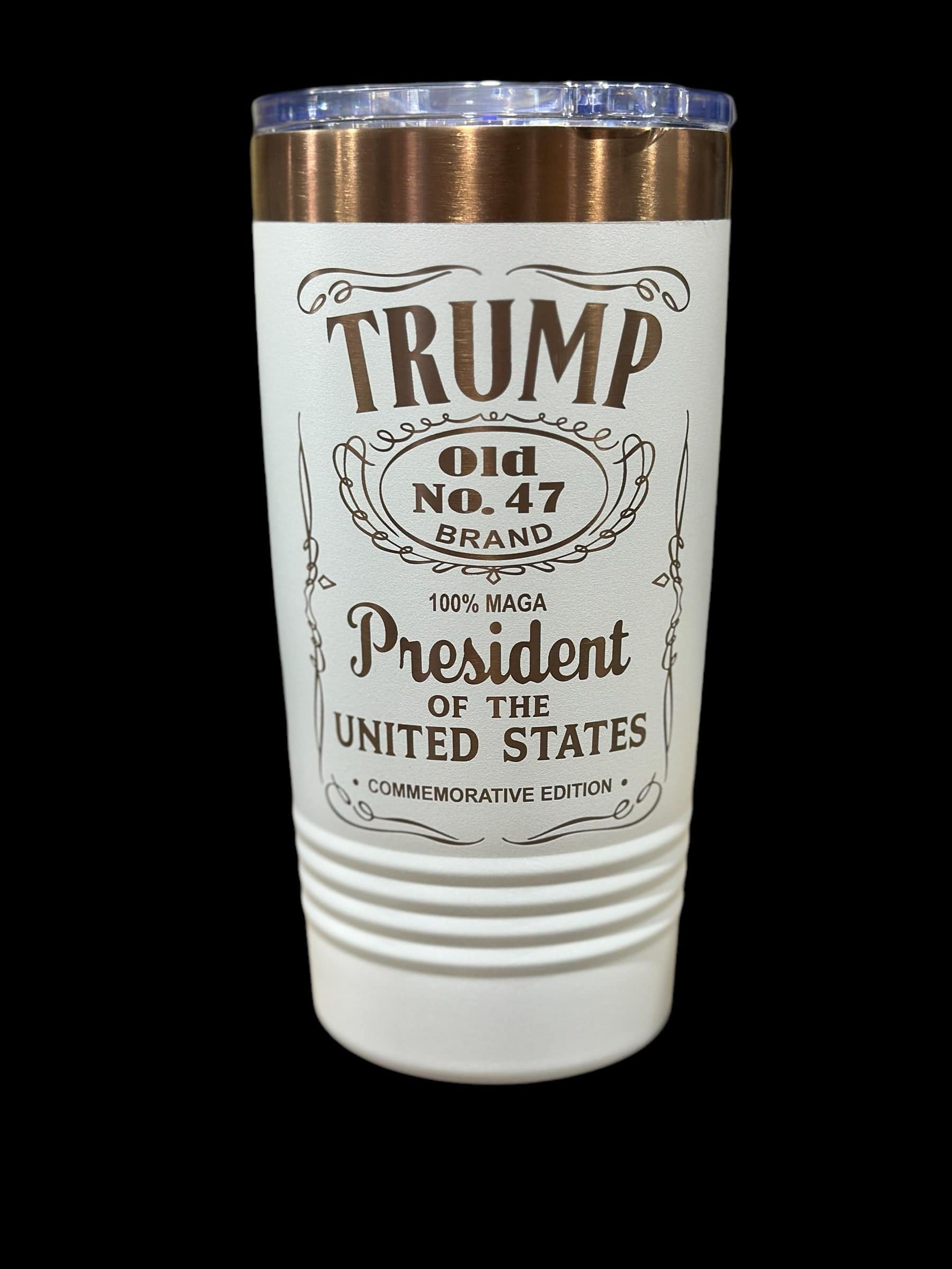 TrTrump 47 Tumbler POTUS Commemorative 20 oz Stainless Tumbler Collectors Piece - F5 Custom Designs