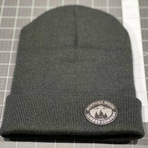 Custom Beanie with Leatherette Patch 100% Acrylic Beanie - F5 Custom Designs