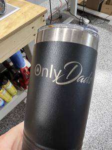 OnlyDads Tumbler engraved 20 oz Polar Camel drinkware flask