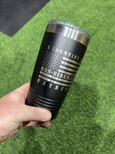 Non-Bidenary Patriot Flag Engraved Polar Camel Tumbler - F5 Custom Designs