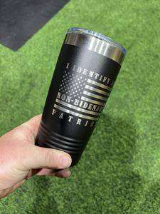 20oz Polar Camel Tumbler with Non-Bidenary Patriot Flag engraving