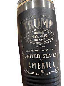 20 oz Stainless Steel Tumbler with Make America Great Again slogan and slider lid