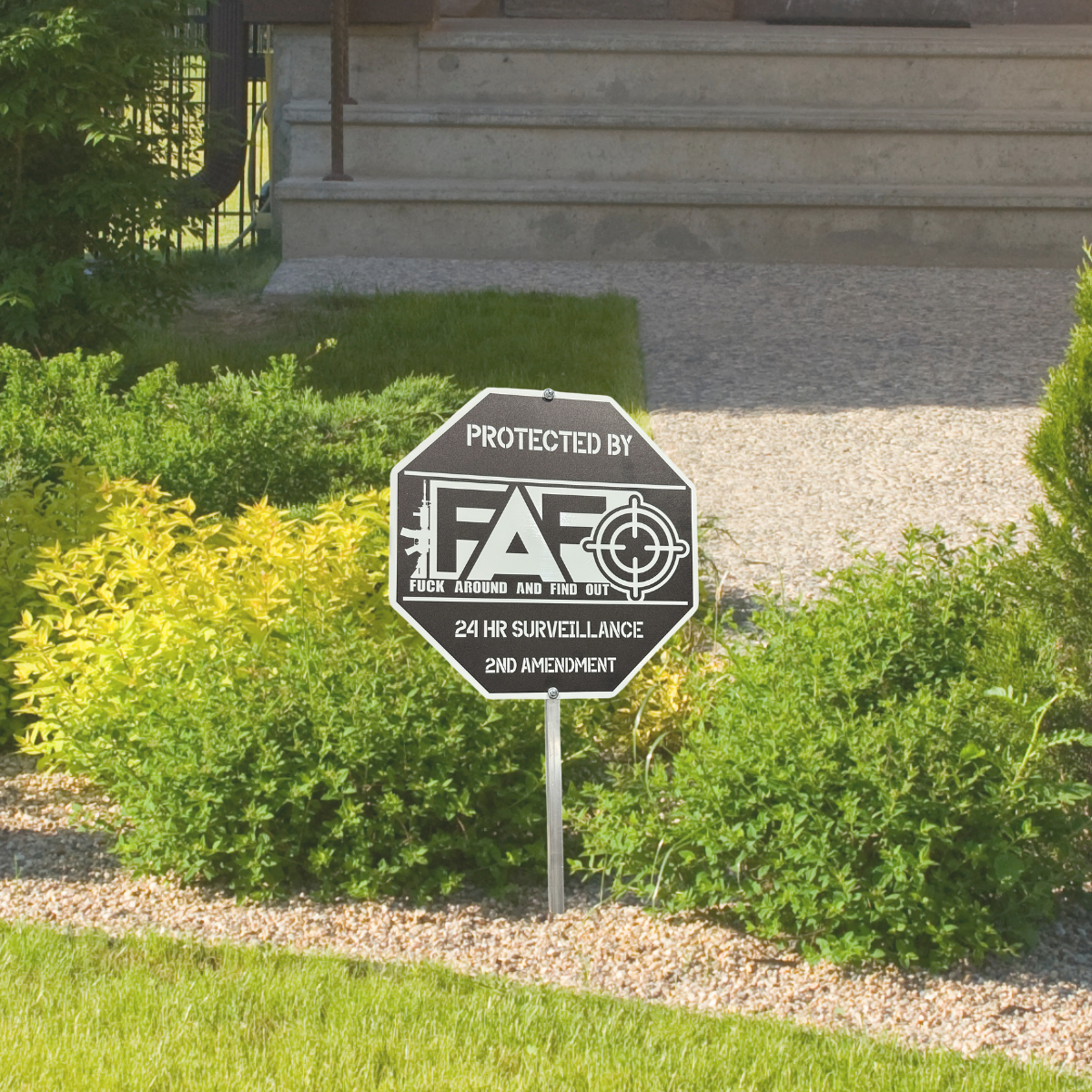 FAFO Security Sign