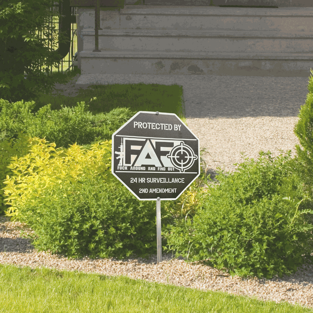 FAFO Security Sign