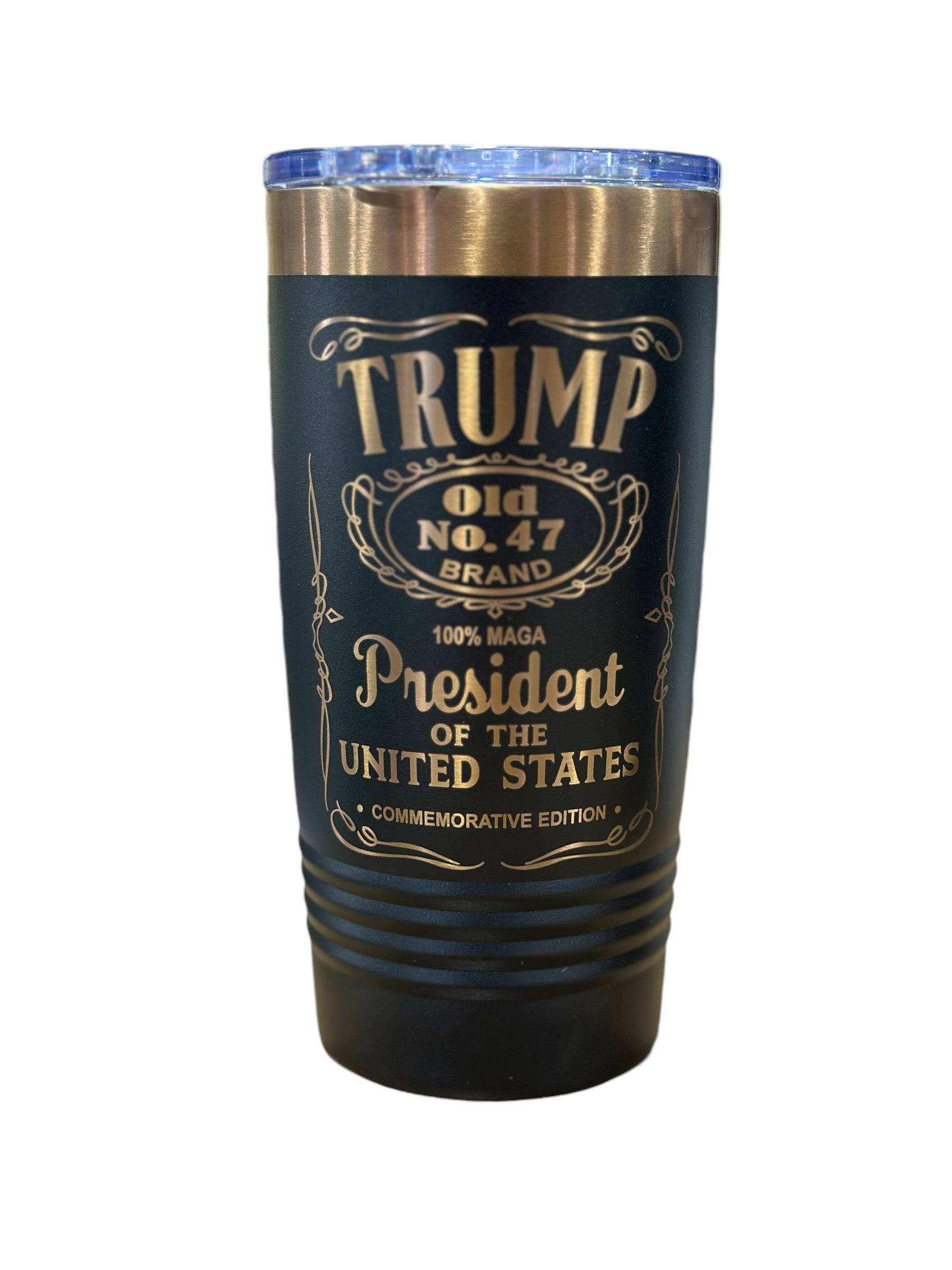 Trump 47 Tumbler POTUS Commemorative 20 oz Stainless Tumbler Collectors Piece - F5 Custom Designs