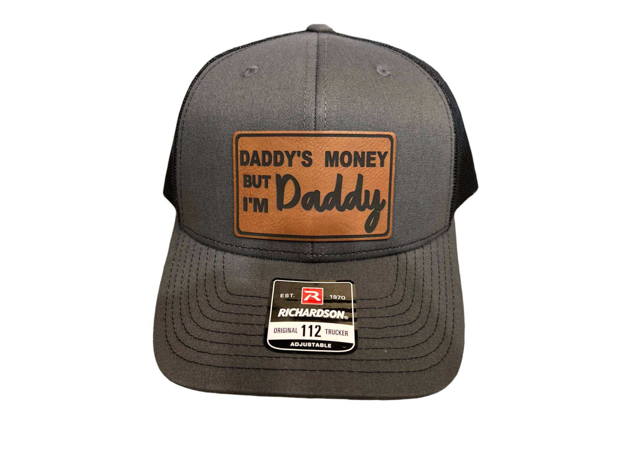 Daddy's Money Hat Richardson 112 Trucker with adjustable snapback and mesh panels