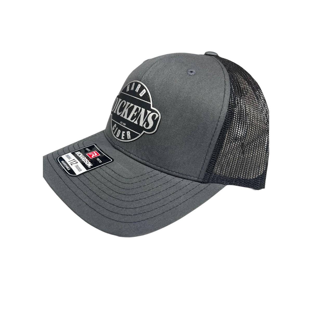 Dickens Hard Cider Hat on Richardson 112 Trucker Snapback Hat - F5 Custom Designs
