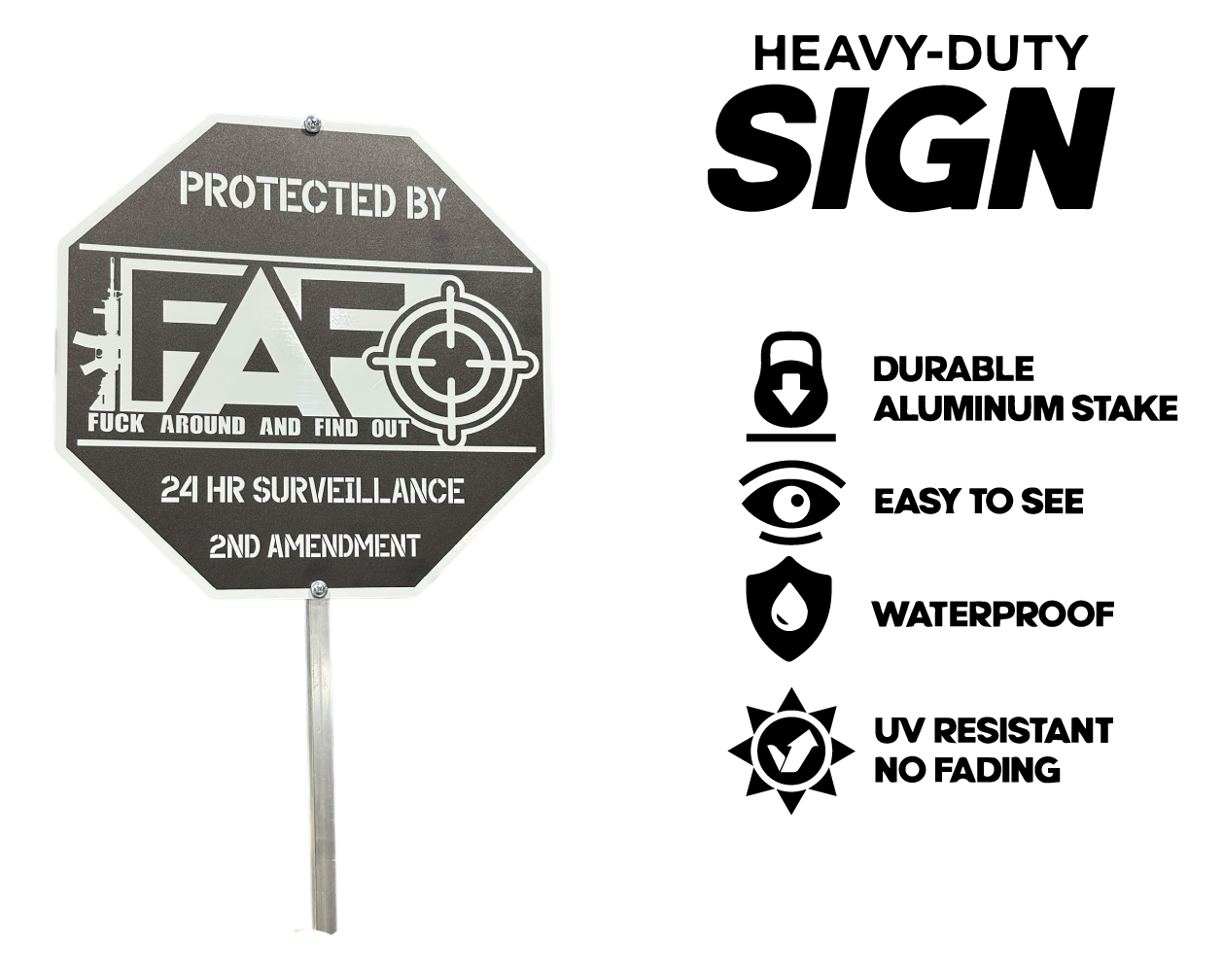 FAFO Security Sign