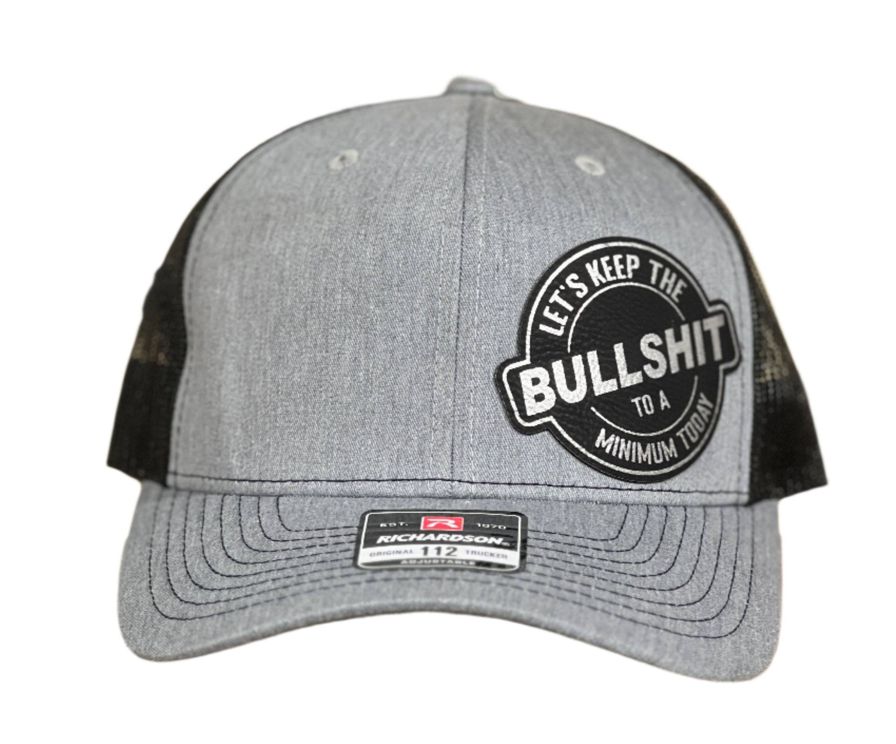 Keep The Bullshit to a Minimum Patch Hat + Beanie Bundle - Richardson 112 Trucker Hat - F5 Custom Designs