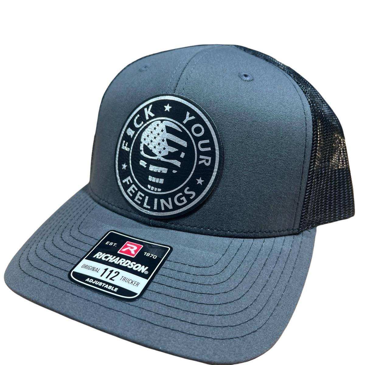 F Your Feelings Hat on breathable Richardson 112 Trucker Hat with bold slogan