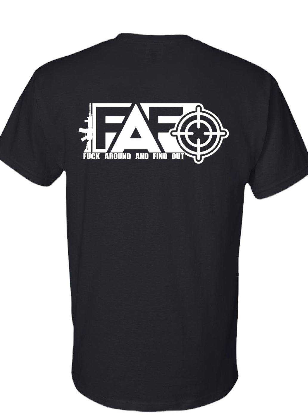 FAFO T-Shirt DryBlend moisture-wicking funny adult tee high-quality cotton-poly blend