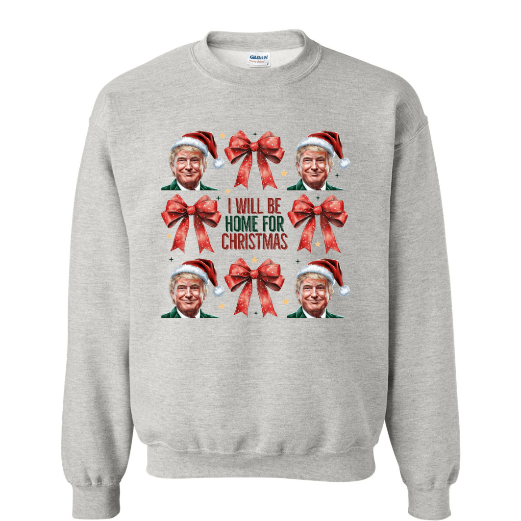 Trump Coquette Christmas Tee or Sweatshirt Dryblend Funny Unisex President Elect Winter Gear - F5 Custom Designs