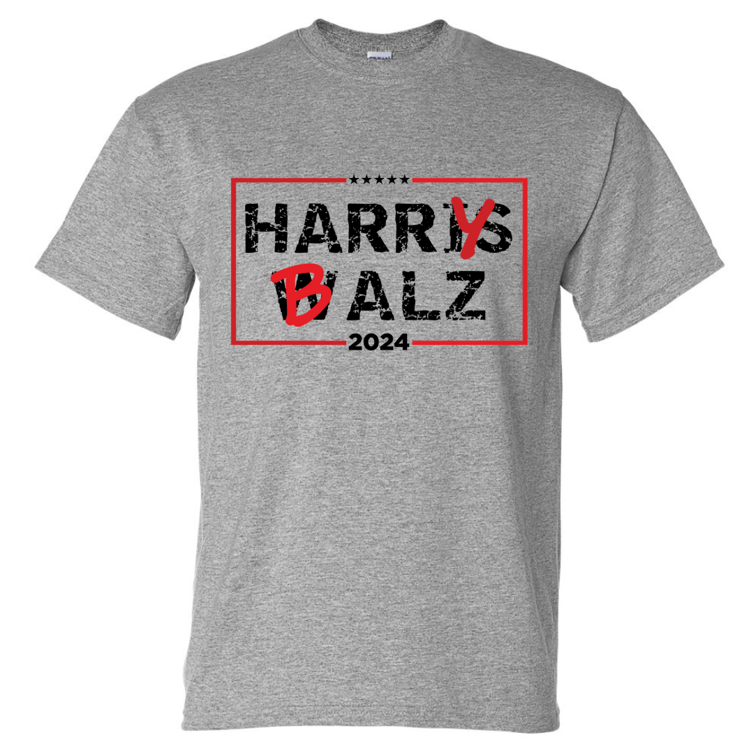 Harry Balz 2024 T-Shirt - DryBlend Moisture Wicking TShirt Funny Shirt Adult Tee Genx - F5 Custom Designs