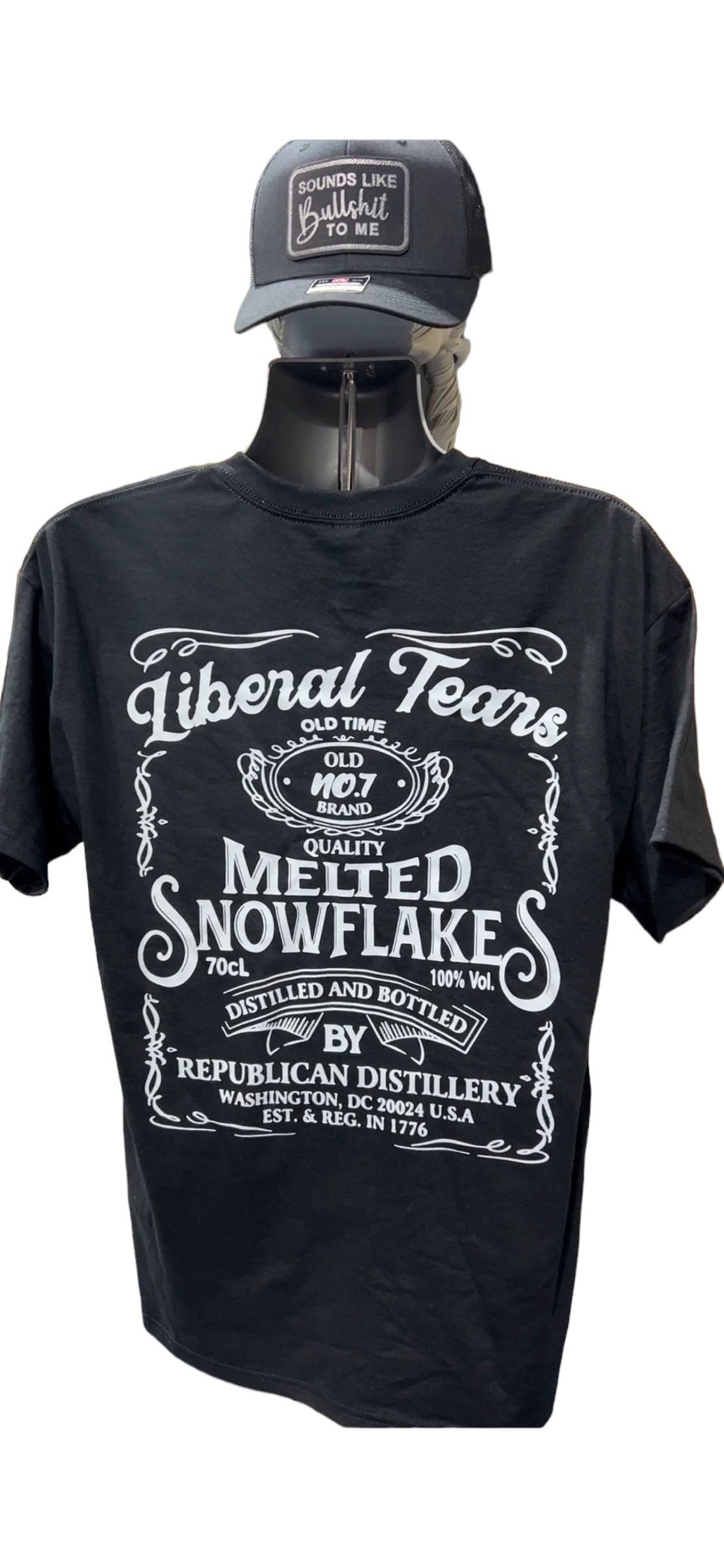 Liberal Tears Melted Snowflakes T-Shirt DryBlend Moisture Wicking High Quality TShirt Funny Shirt AdultTShirt - F5 Custom Designs