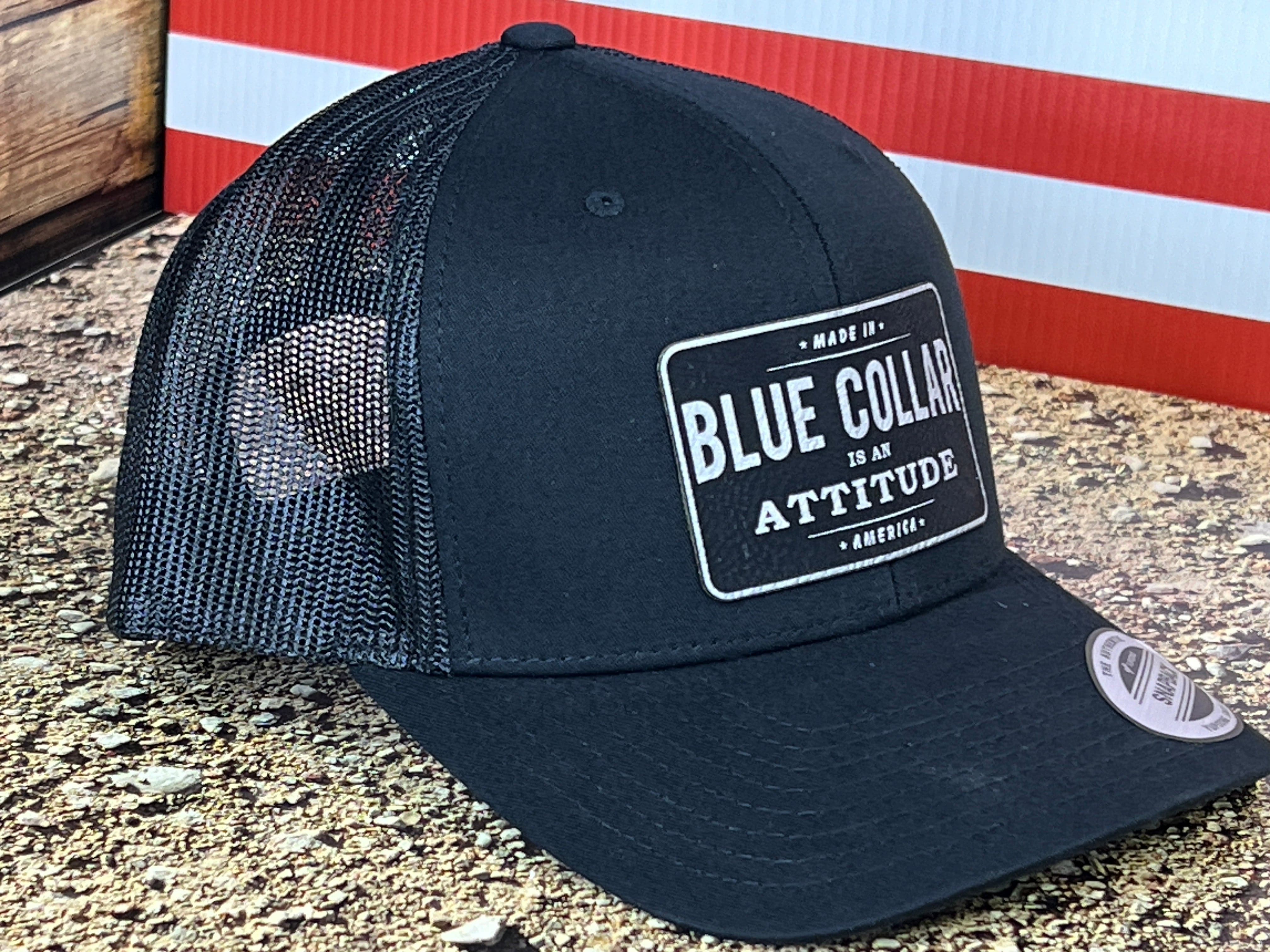 Blue Collar Mindset Snapback Richardson 112 or Yupoong Classic - F5 Custom Designs