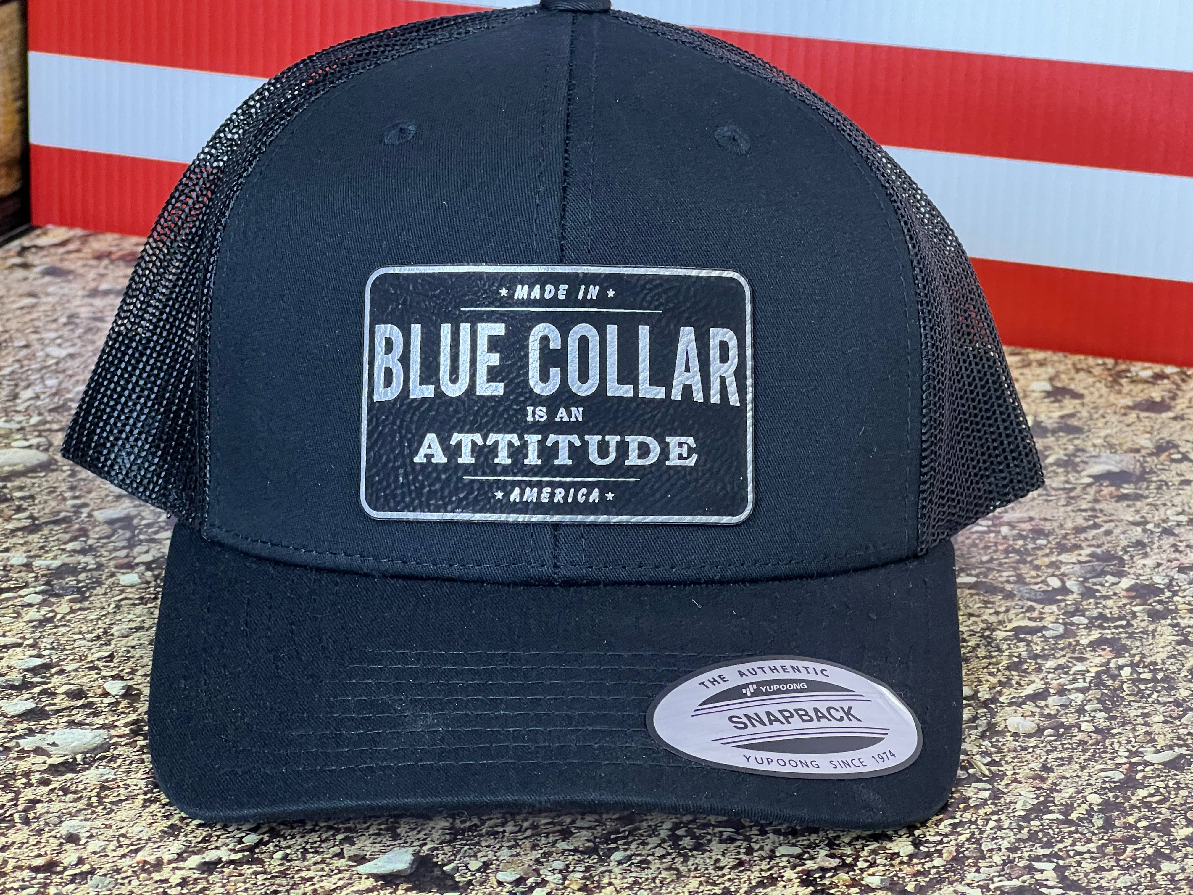 Blue Collar Mindset Snapback Richardson 112 or Yupoong Classic - F5 Custom Designs