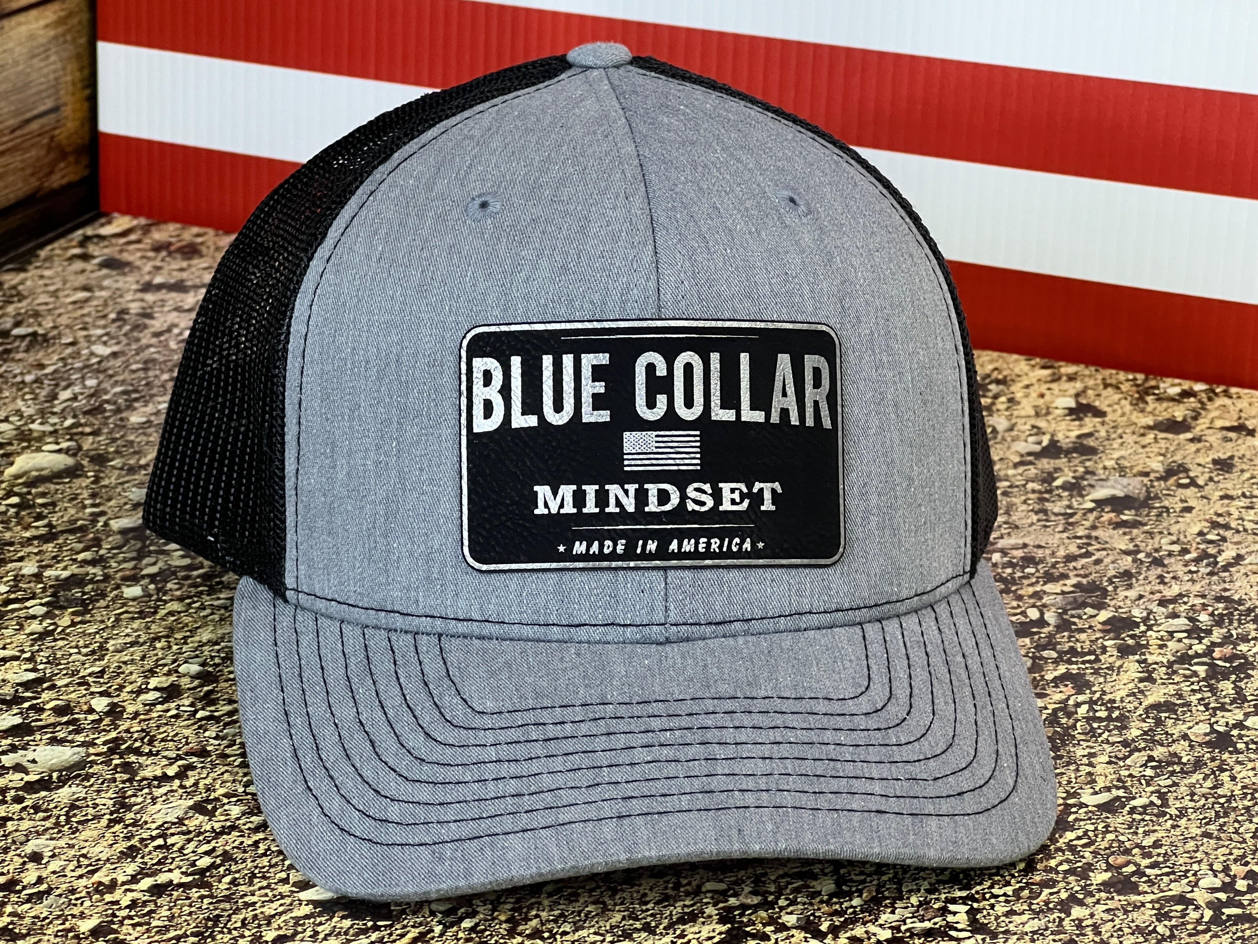 Blue Collar Mindset Snapback Richardson 112 or Yupoong Classic - F5 Custom Designs