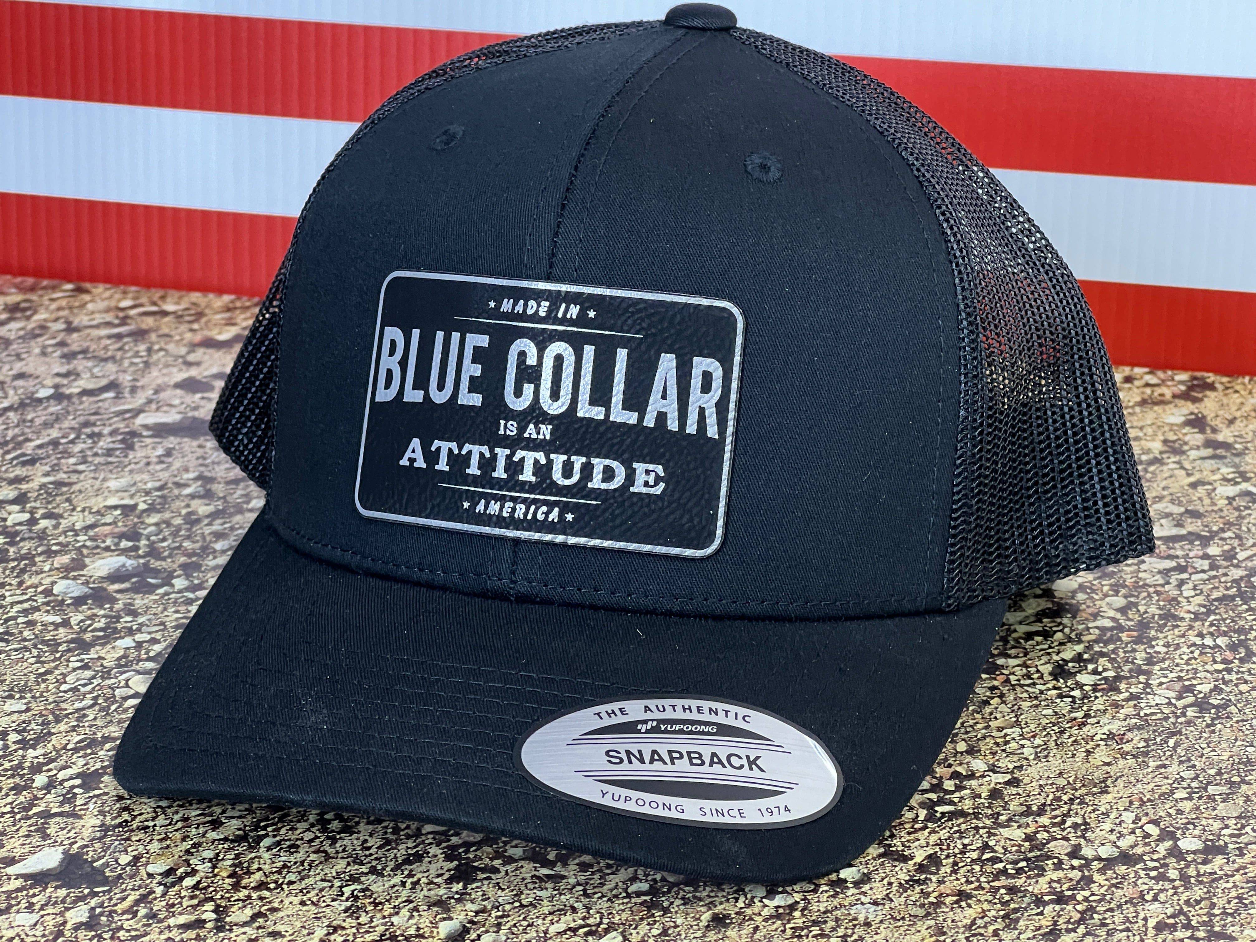 Blue Collar Mindset Snapback Richardson 112 or Yupoong Classic - F5 Custom Designs