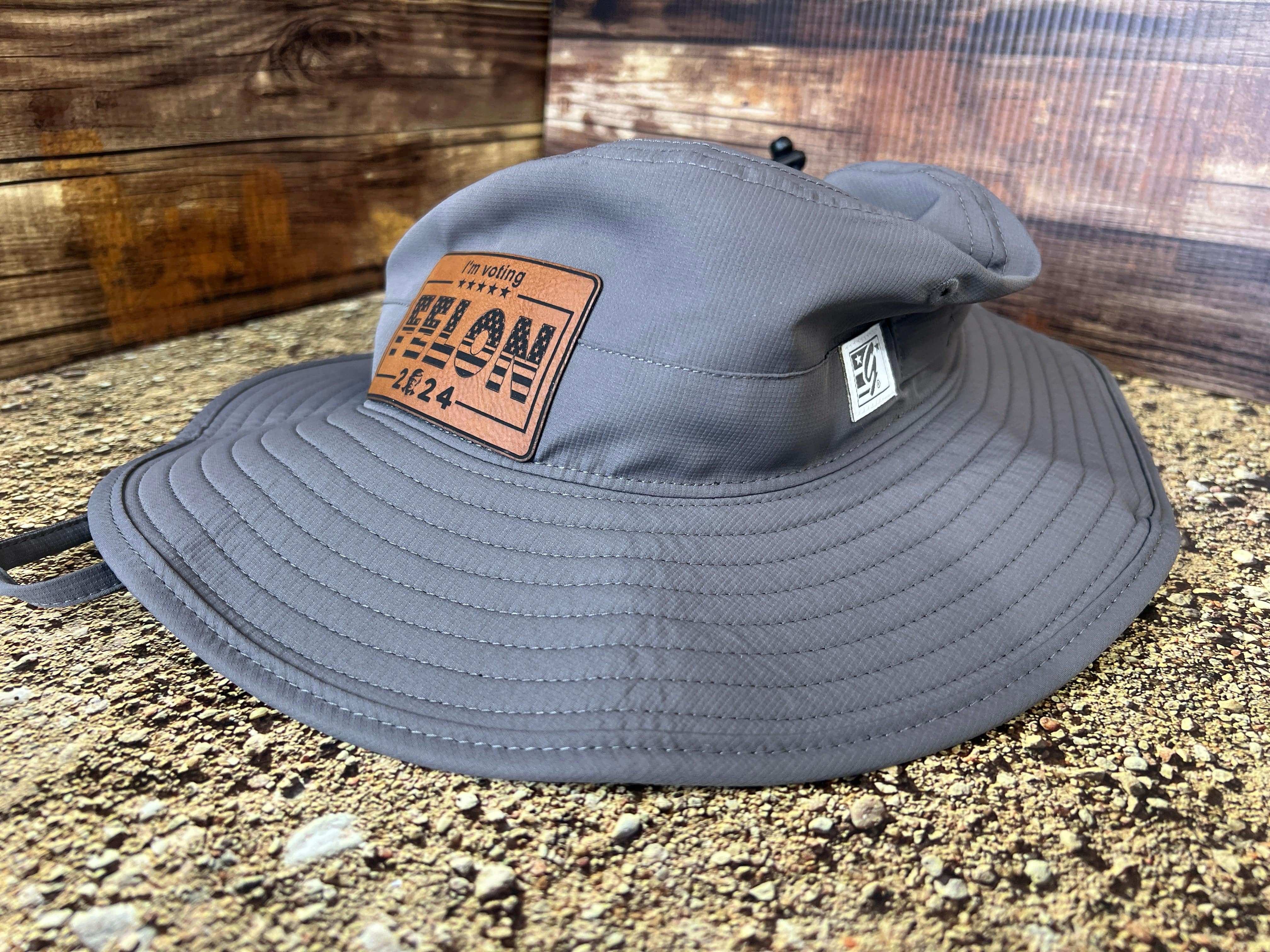 I’m Voting For Felon 2024 Booney Hat Premium Leatherette Patch on a The Game Booney Hat Funny Hat GenX Hat Adult Hat Best Selling Bucket Hat - F5 Custom Designs