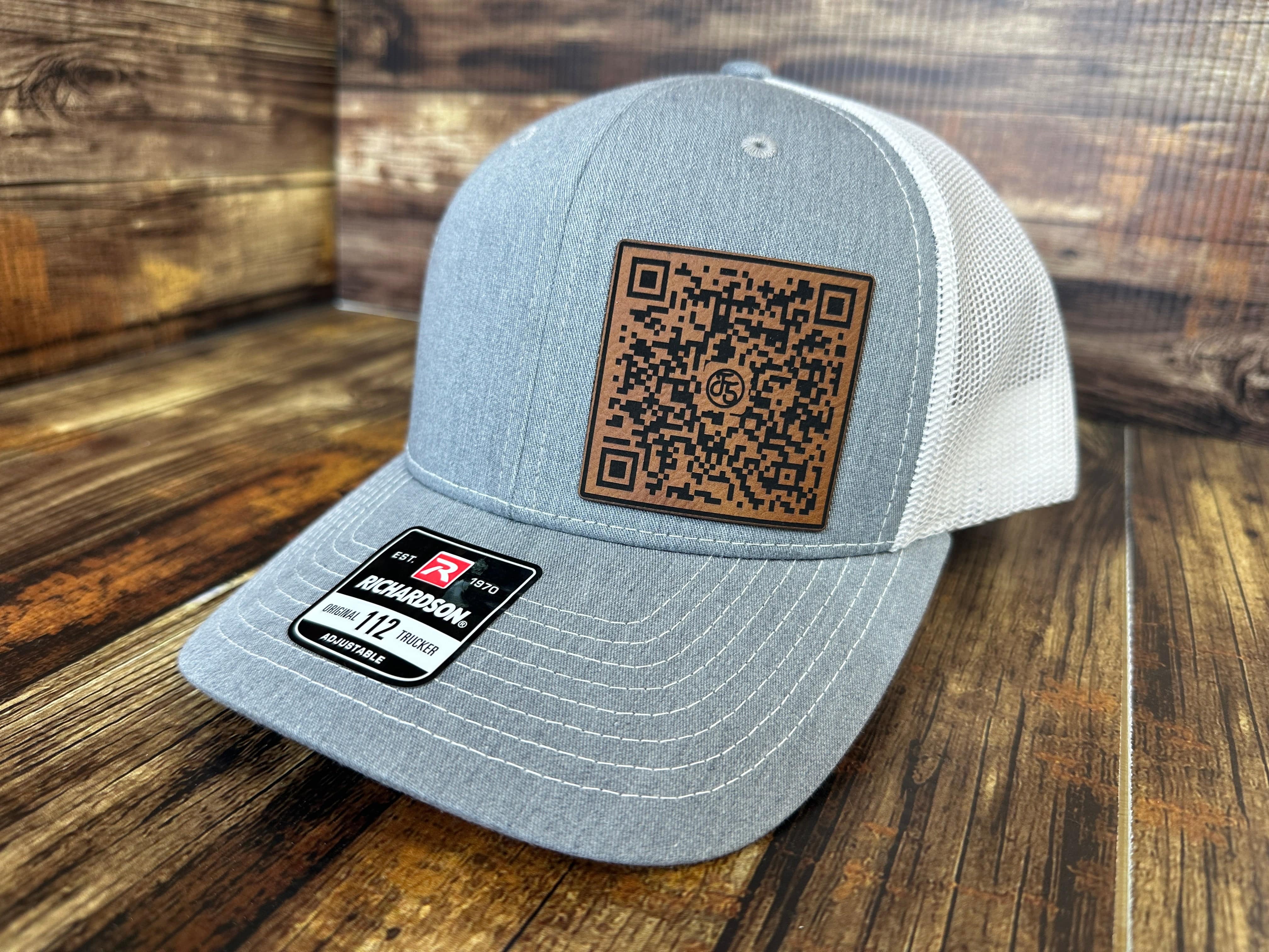 QR Code FJB Hat 2024 Trucker Hat Premium Leatherette Patch on Richardson 112 Trucker Ha Funny Hat GenX Hat Adult Hat Best Selling Hat - F5 Custom Designs