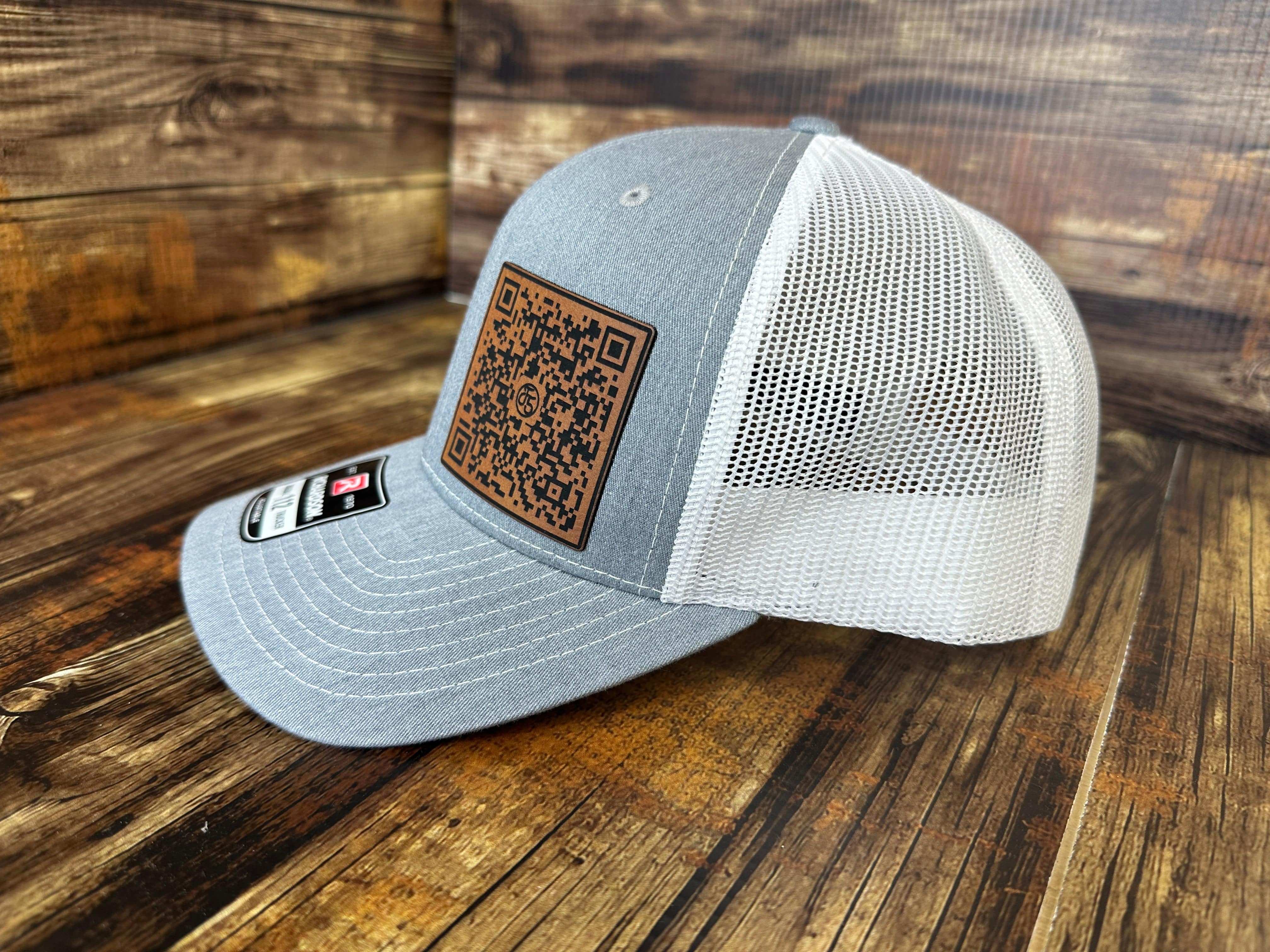 QR Code FJB Hat 2024 Trucker Hat Premium Leatherette Patch on Richardson 112 Trucker Ha Funny Hat GenX Hat Adult Hat Best Selling Hat - F5 Custom Designs