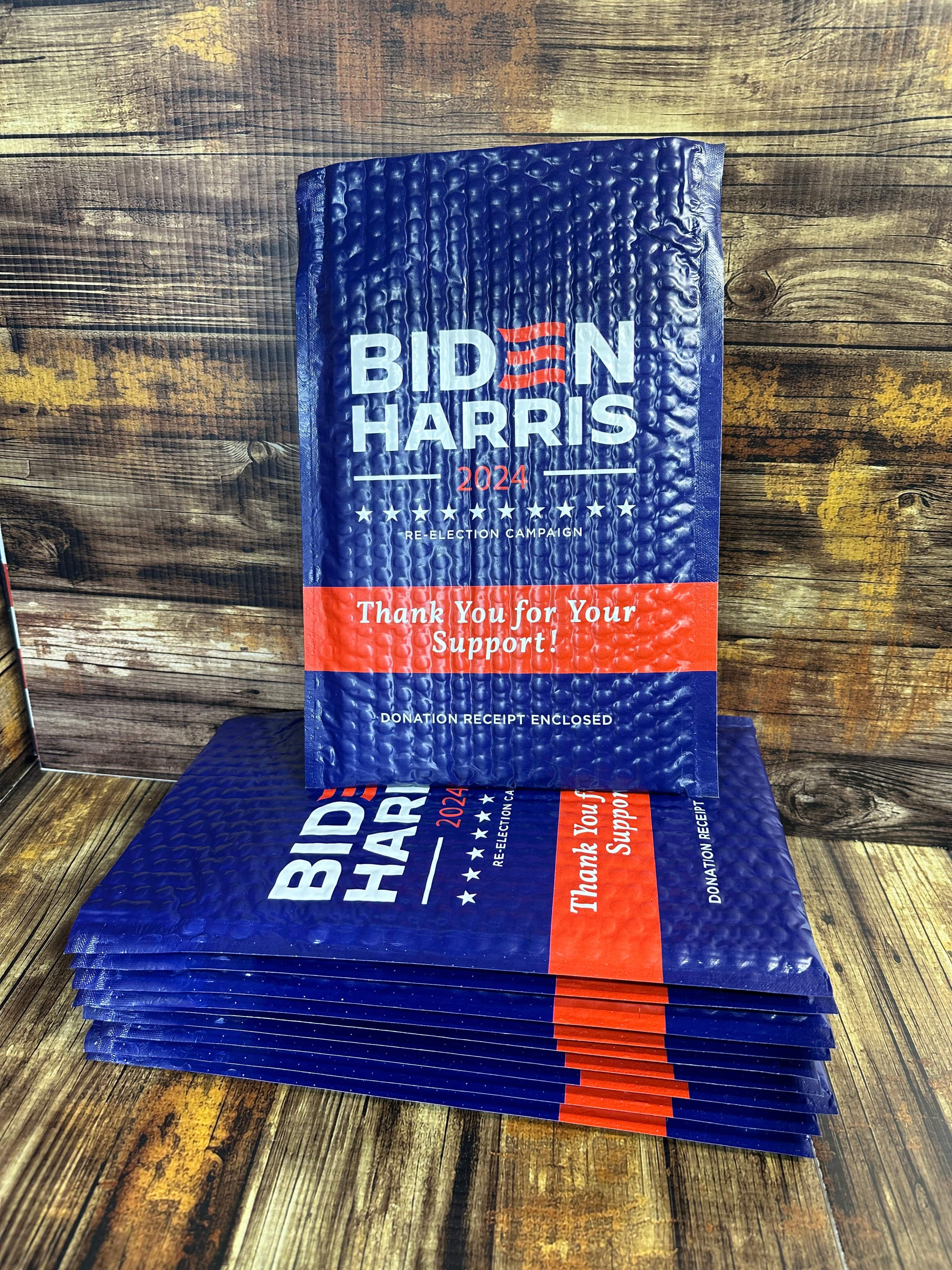 Prank Biden Harris 2024 Donation Package Letter Receipt Sent 100% Anonymous Funny Adult Humor - F5 Custom Designs