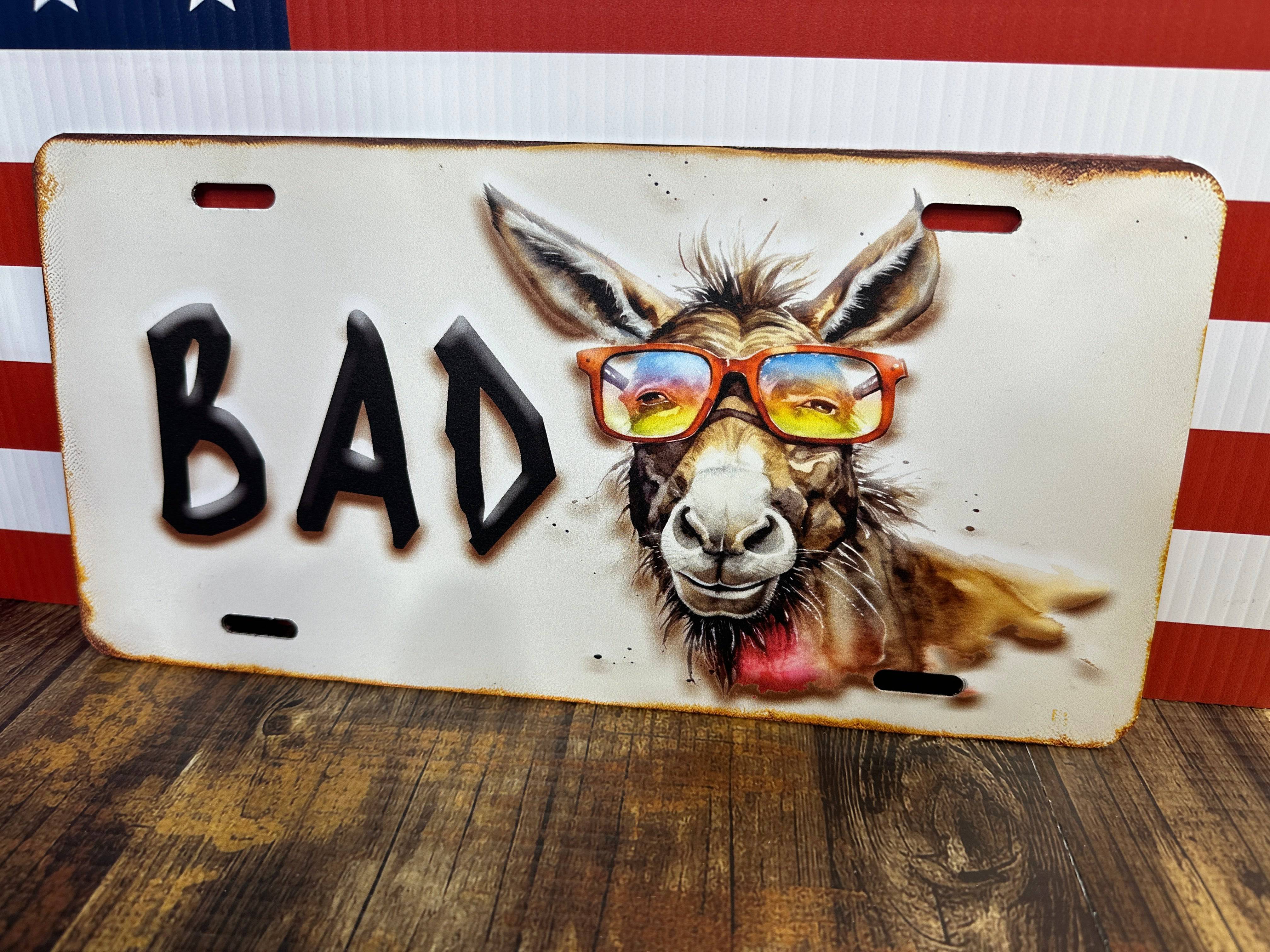 Custom License Plate Aluminum UV Printed Premium Quality Standard Size Funny License Plate - F5 Custom Designs