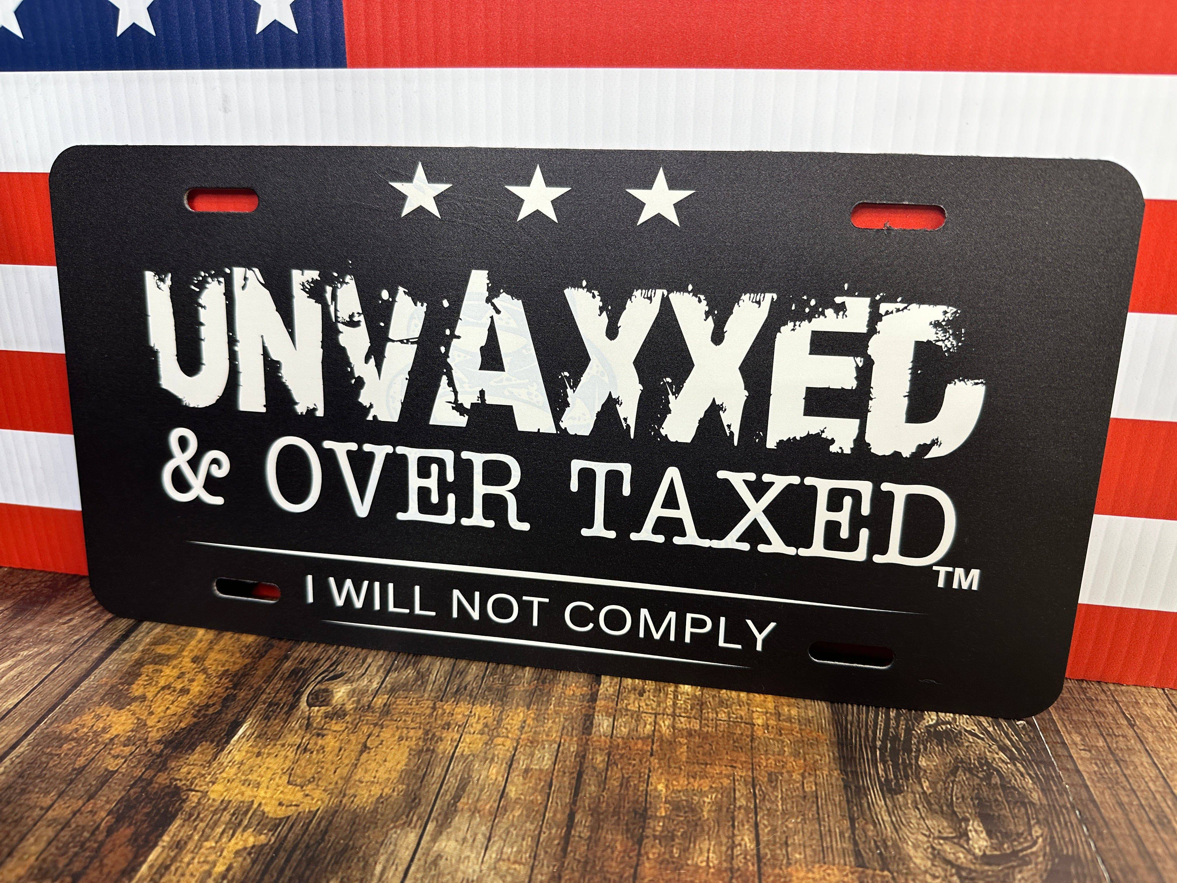 Custom License Plate Aluminum UV Printed Premium Quality Standard Size Funny License Plate - F5 Custom Designs