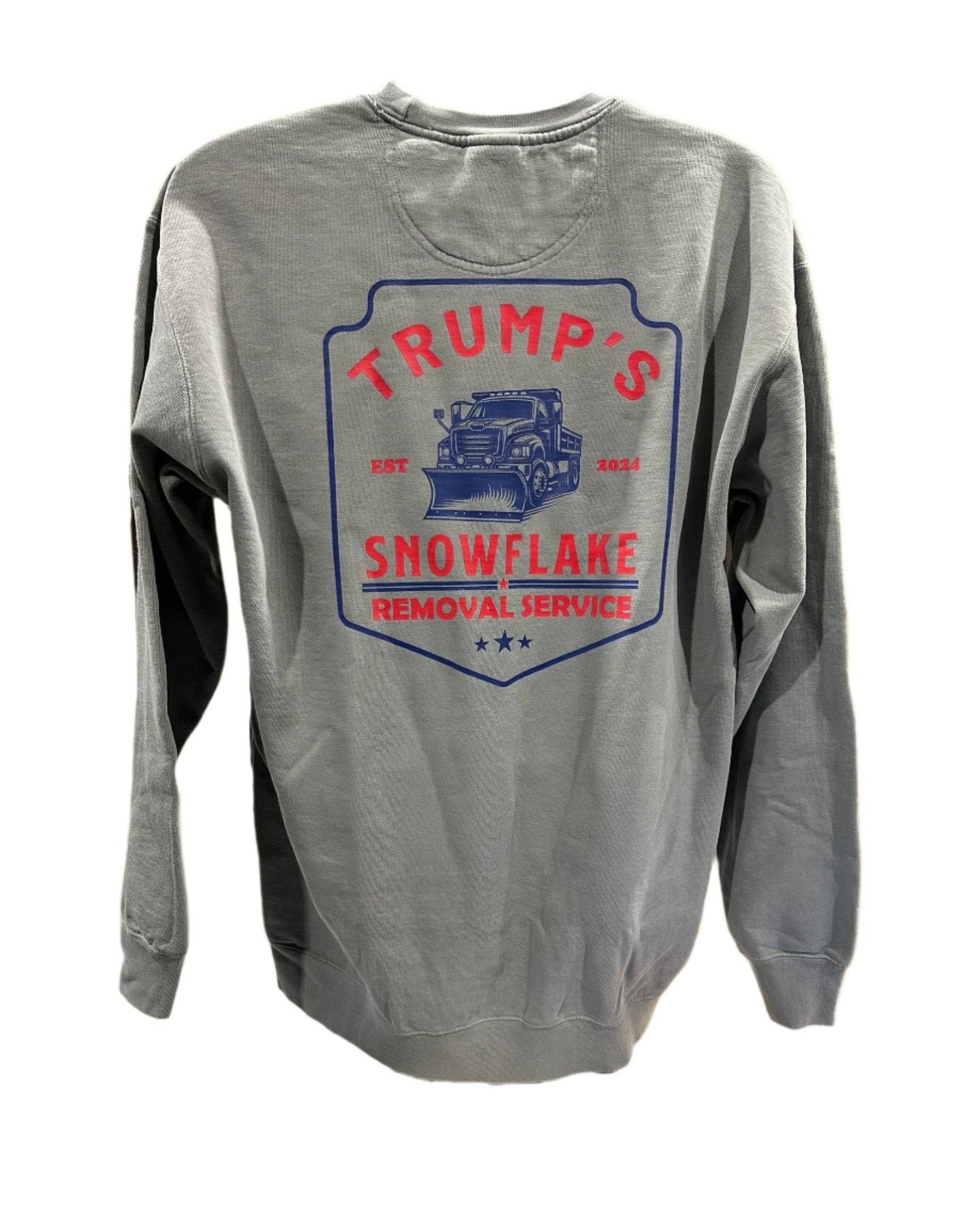 Trump Snowflake Removal Service 2024 Sweatshirt - High Quality Sweatshirt Funny Unisex Sweatshirt Cotton - F5 Custom Designs