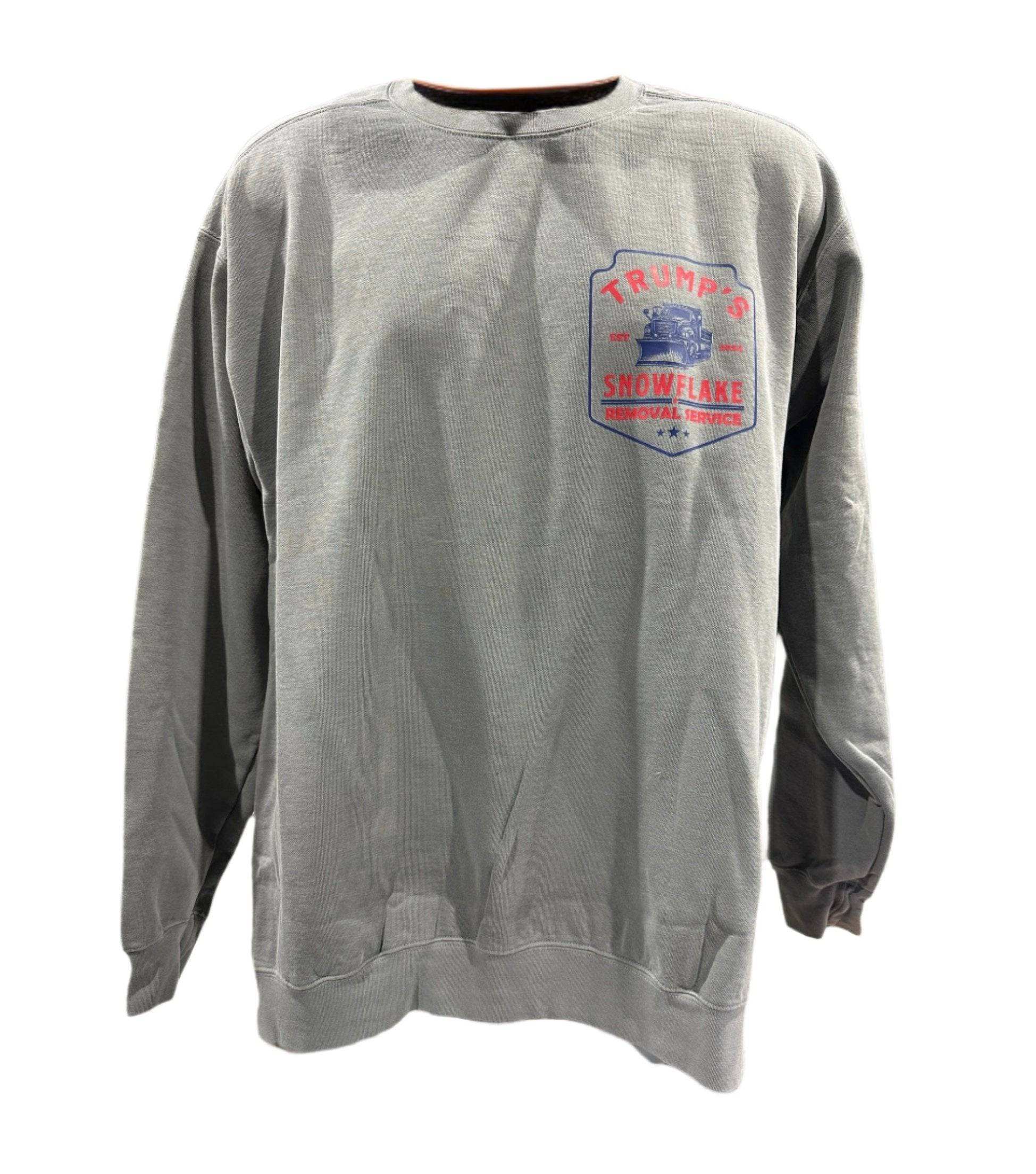 Trump Snowflake Removal Service 2024 Sweatshirt - High Quality Sweatshirt Funny Unisex Sweatshirt Cotton - F5 Custom Designs