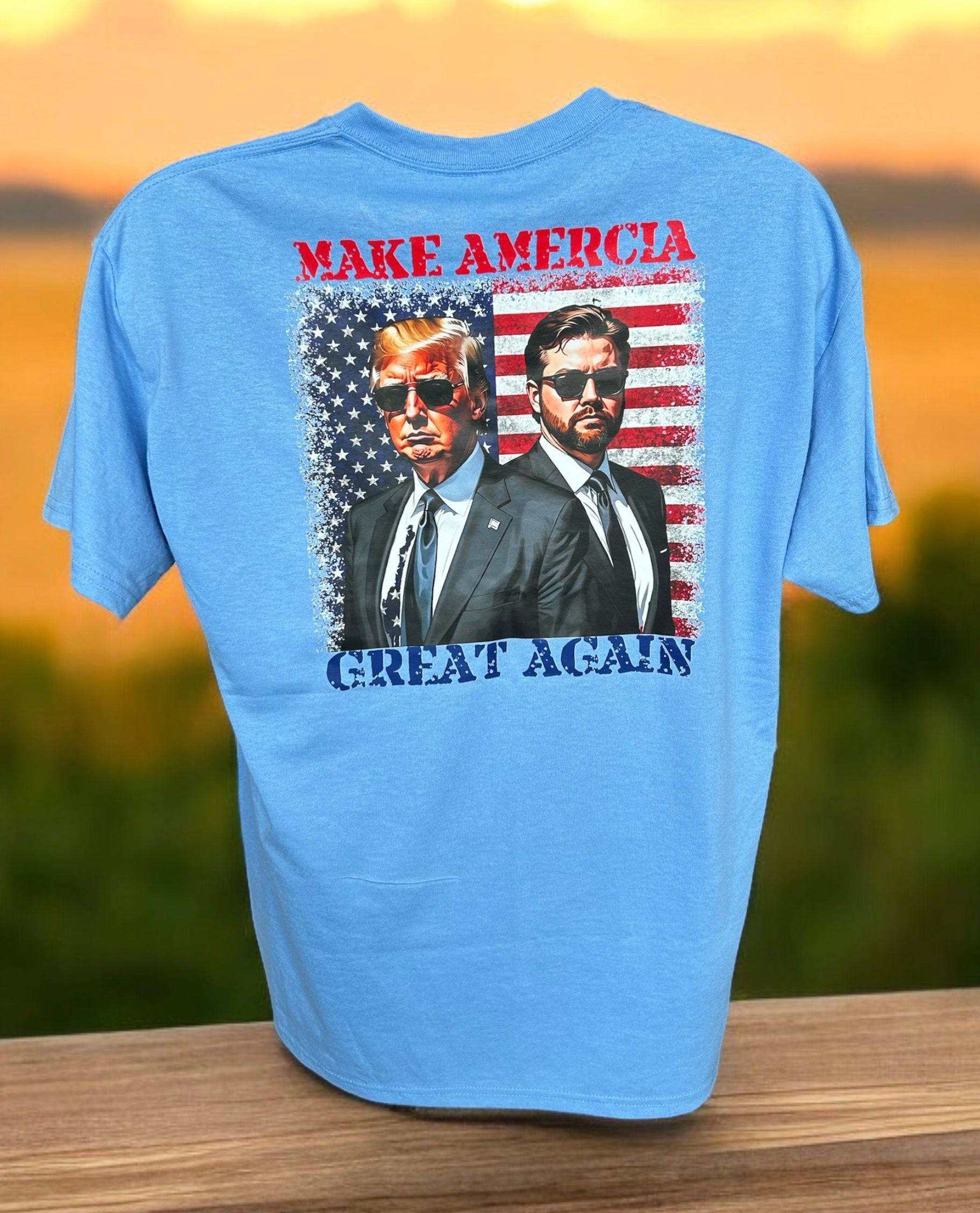 Trump Vance MAGA PI 2024 T-Shirt DryBlend Moisture Wicking Unisex Shirt