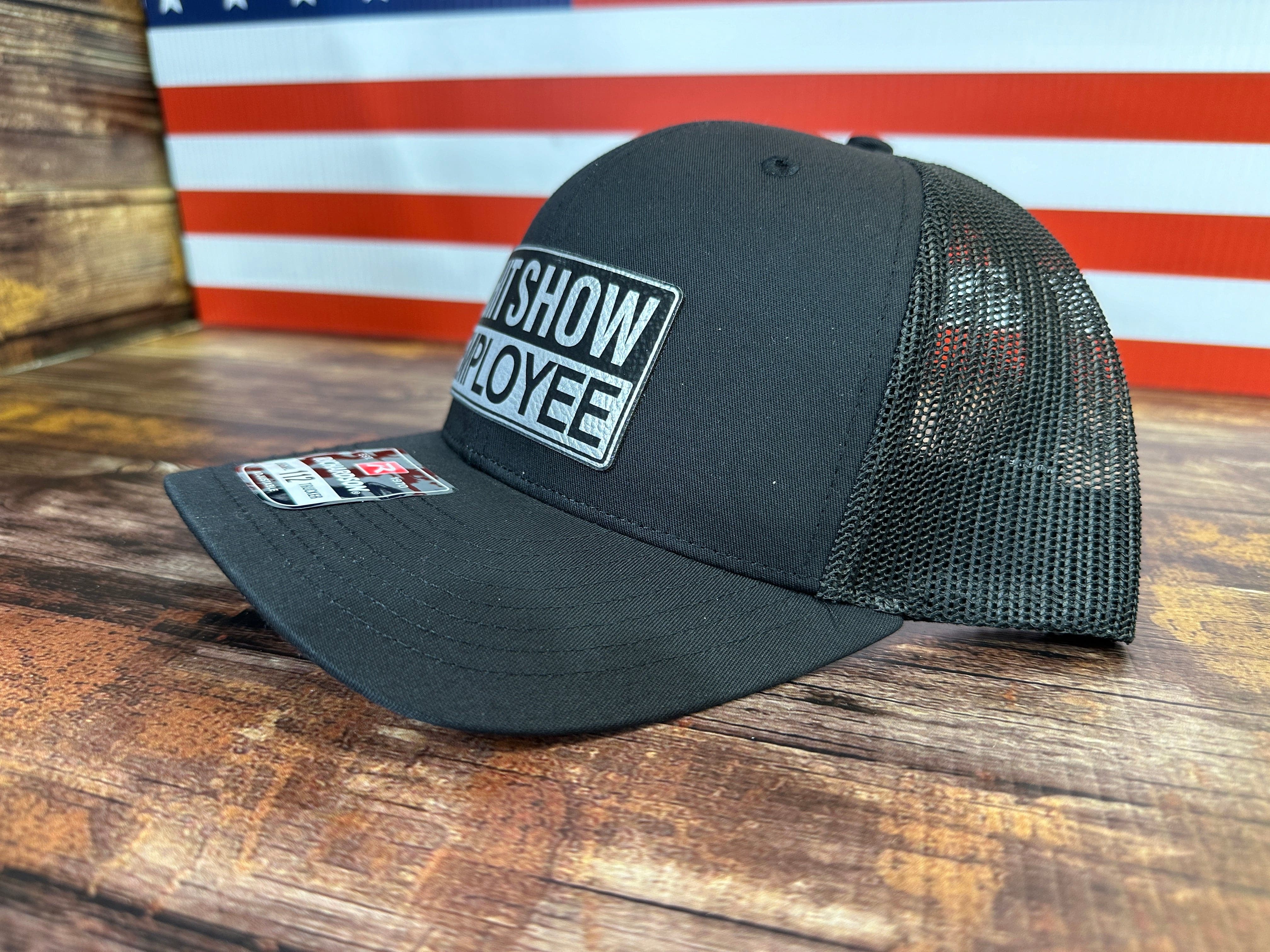 Shit Show Employee Patch Hat Richardson 112 Trucker Baseball Cap Baseball Cap Cotton - F5 Custom Designs