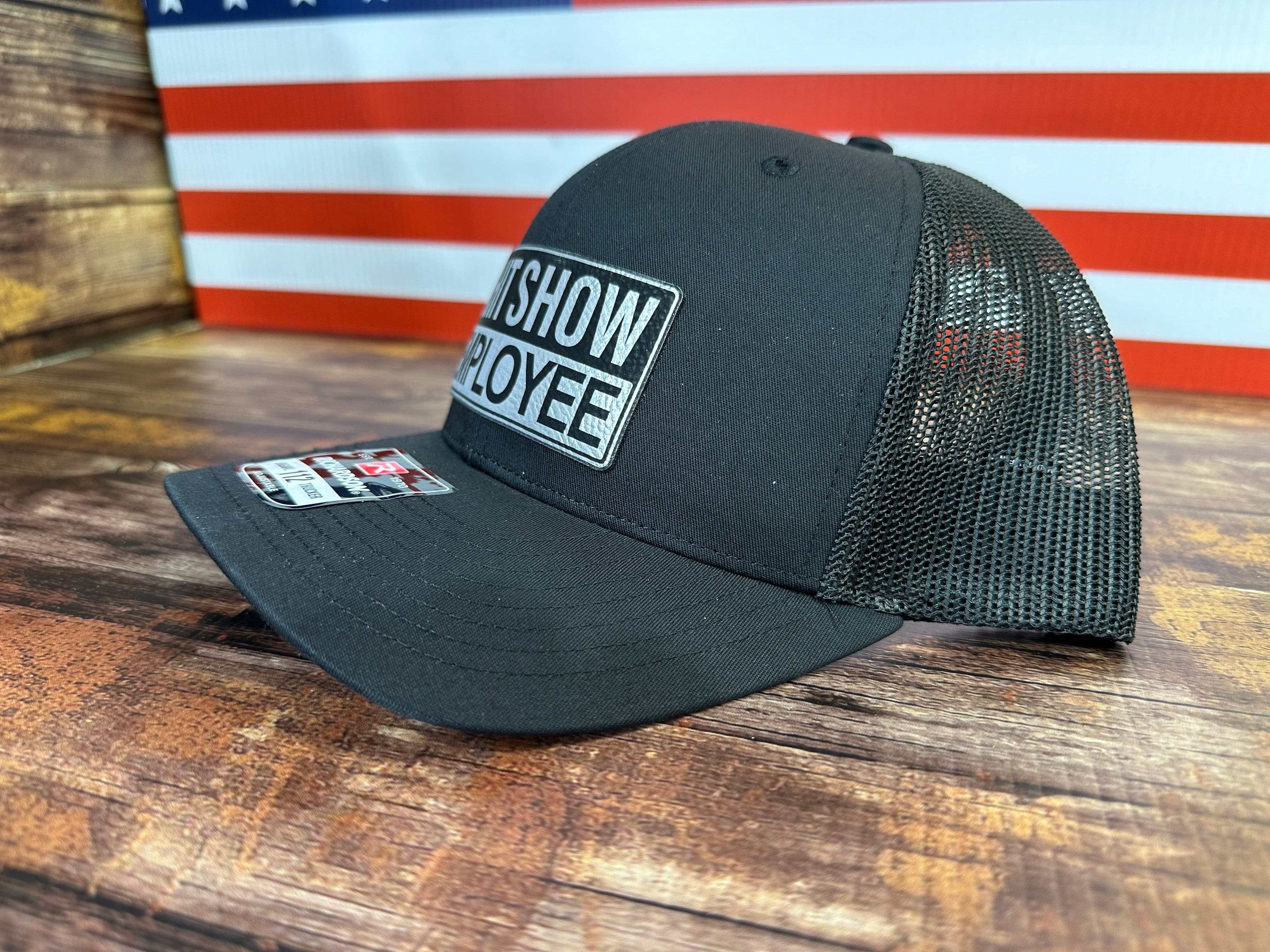 Shit Show Employee Patch Hat Richardson 112 Trucker Baseball Cap Baseball Cap Cotton - F5 Custom Designs