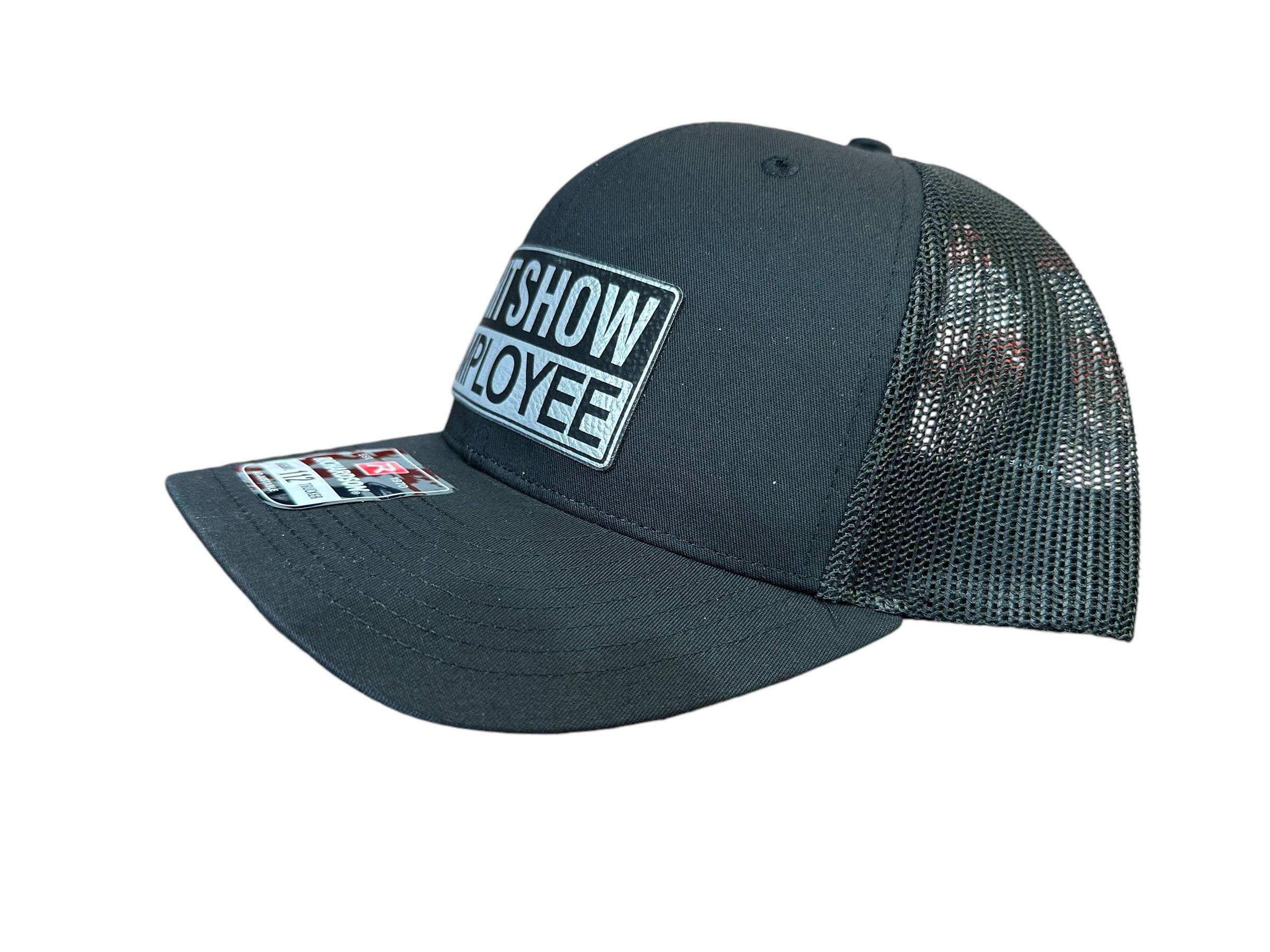Shit Show Employee Patch Hat Richardson 112 Trucker Baseball Cap Baseball Cap Cotton - F5 Custom Designs