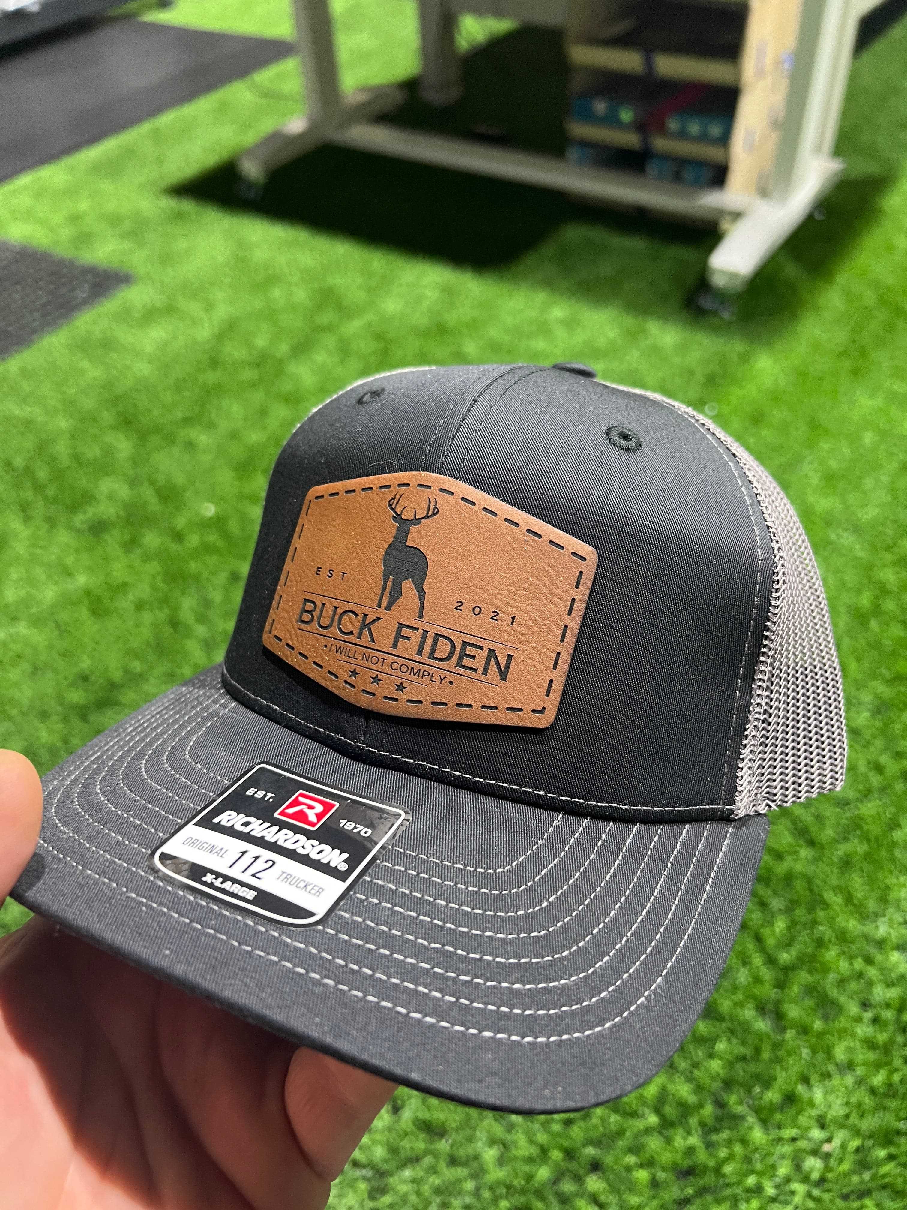 Buck Fiden Hat I Will Not Comply Patch Hat Richardson 112 Trucker Hat - F5 Custom Designs