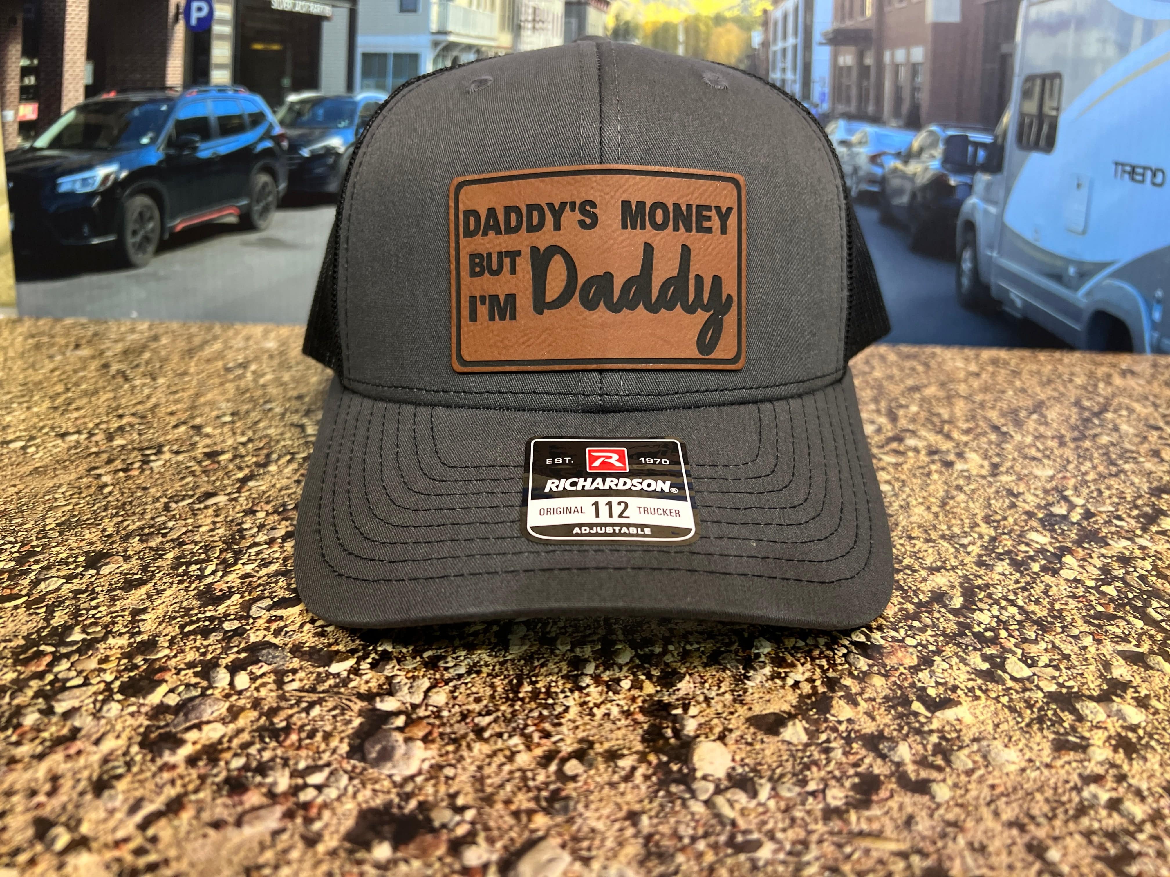 Daddy's Money Hat Richardson 112 Trucker Hat with Snapback - F5 Custom Designs