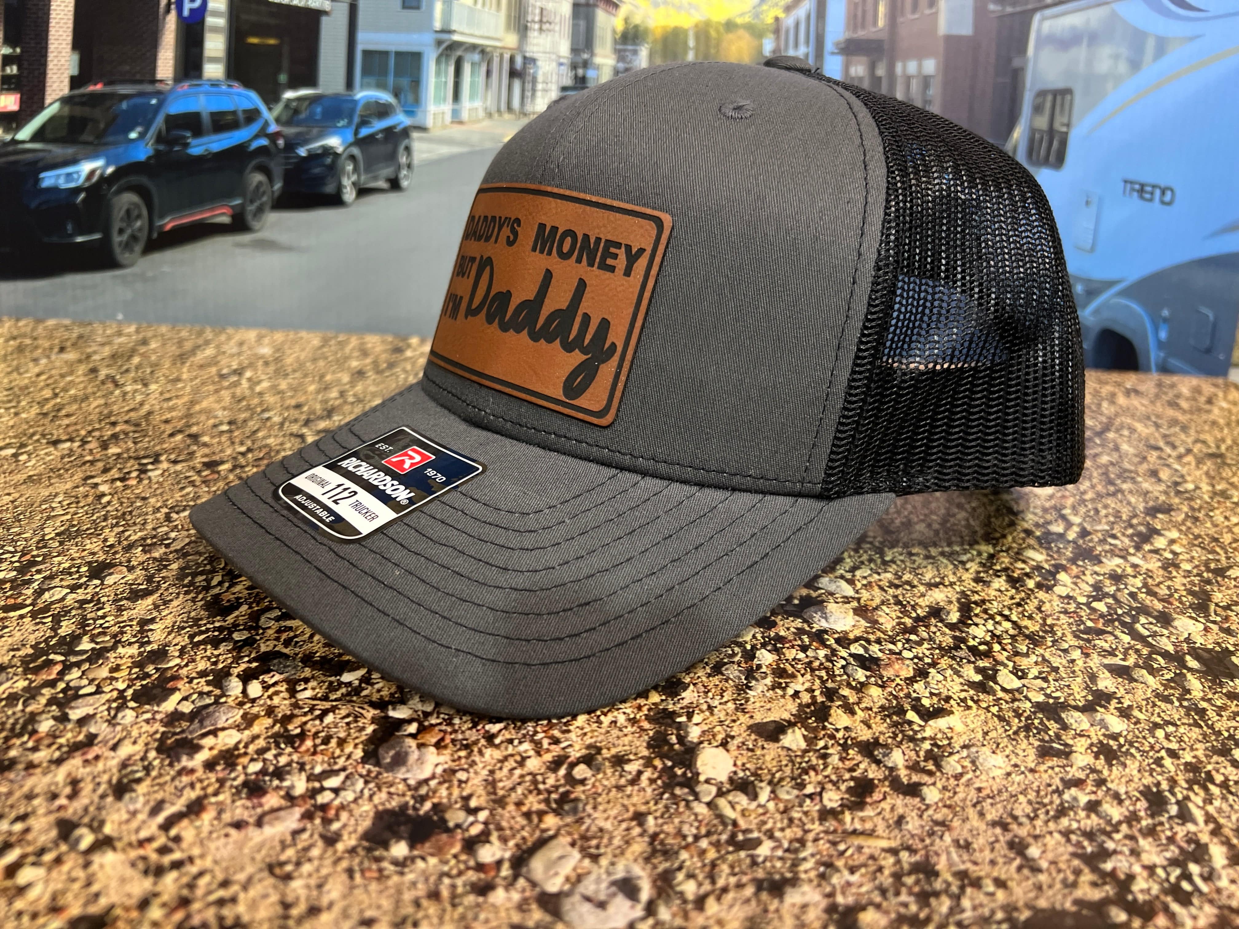 Daddy's Money Hat Richardson 112 Trucker Hat with Snapback - F5 Custom Designs