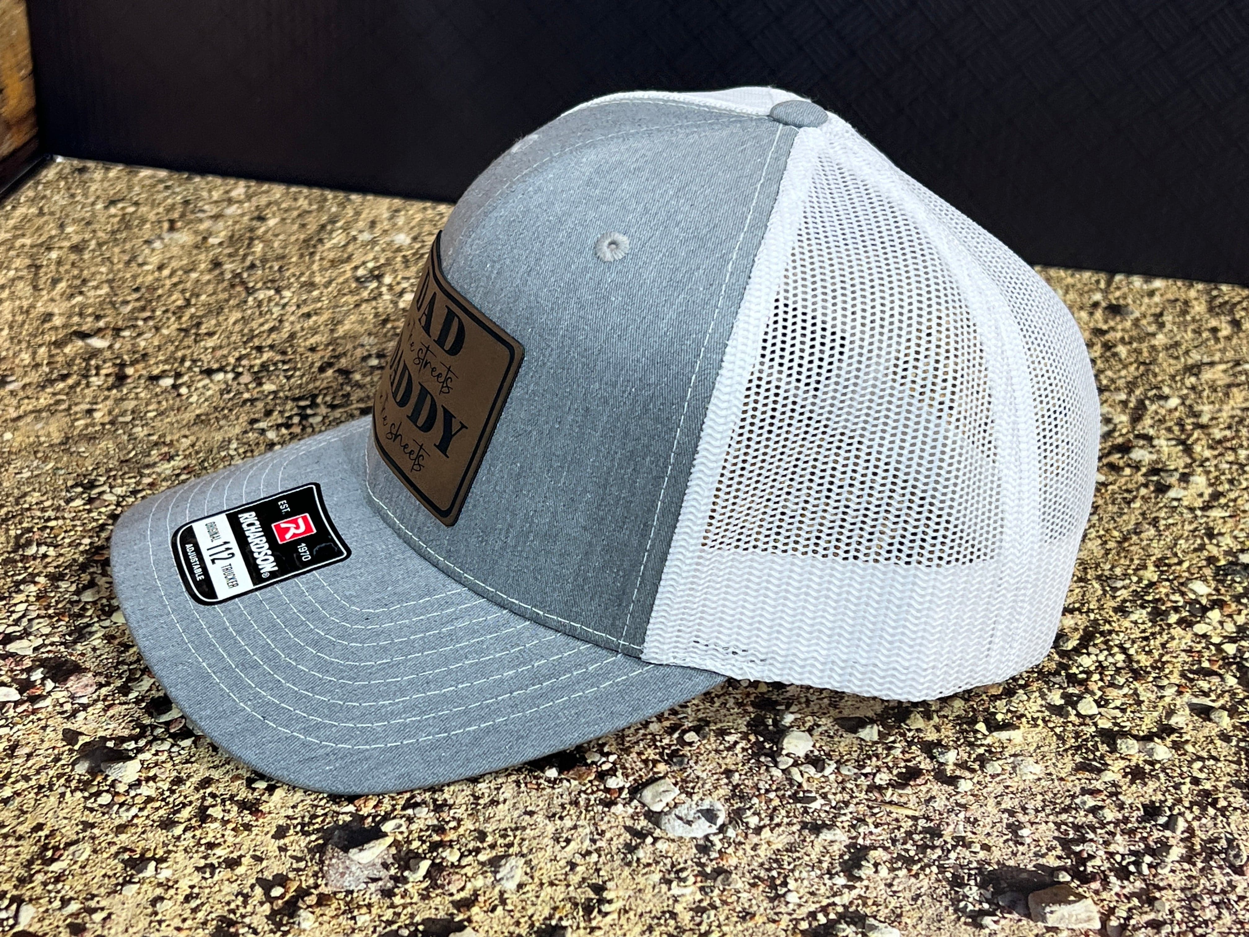 Dad in the Streets, Daddy in the Sheets Funny Men's Hat - Richardson 112 Baseball Cap Adult Hat - F5 Custom Designs