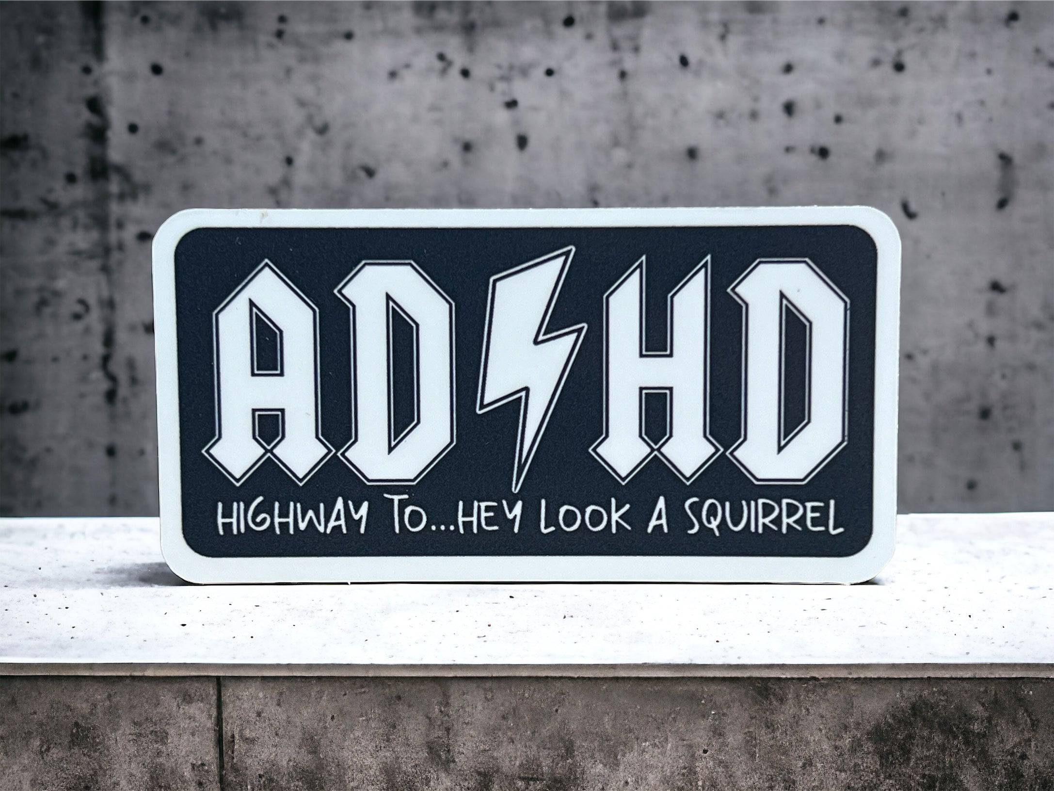 ADHD Hat with Custom Patch Made with Premium Leatherette on a Richardson 112 or Yupoong Classic Hat - F5 Custom Designs