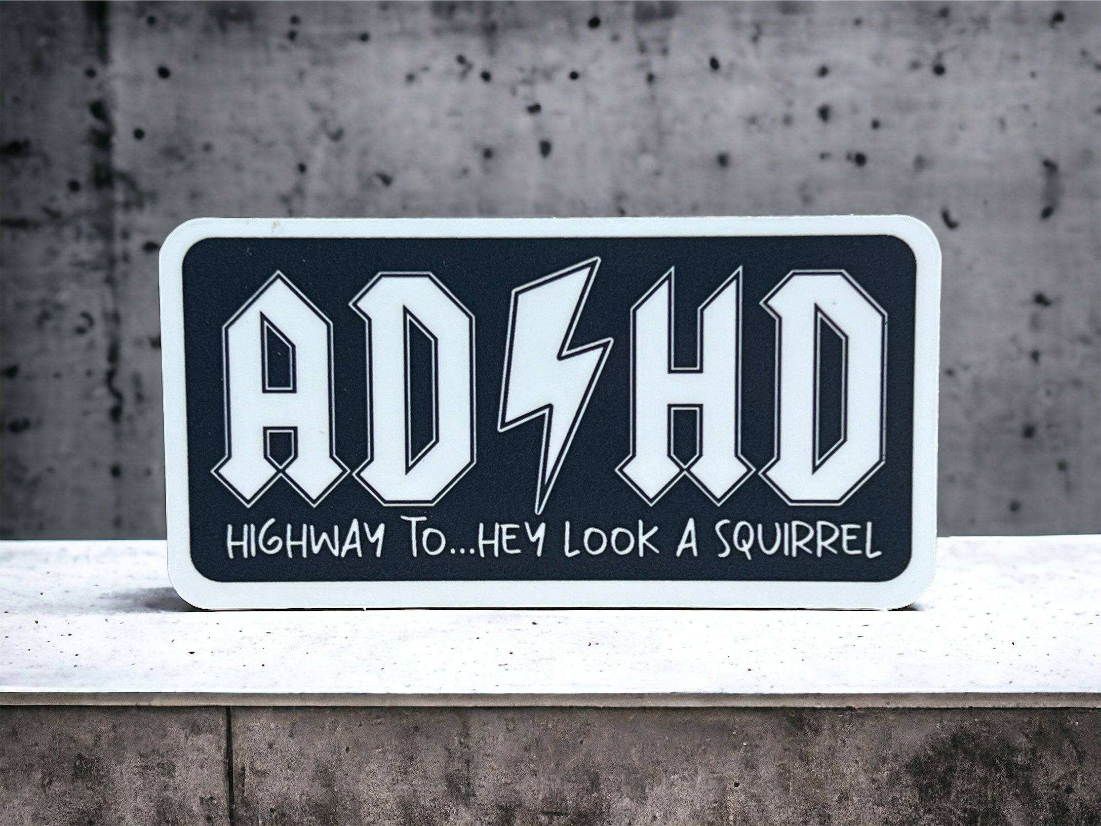ADHD Hat with Custom Patch Made with Premium Leatherette on a Richardson 112 or Yupoong Classic Hat - F5 Custom Designs