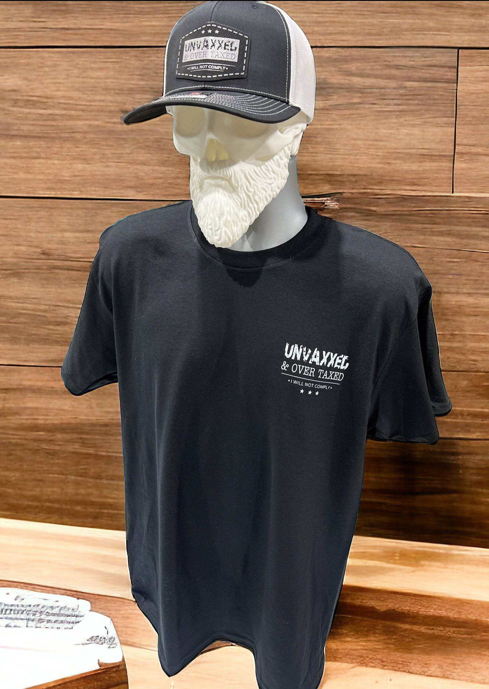 Unvaxxed & Over Taxed™ T-Shirt - DryBlend Moisture Wicking High Quality TShirt - F5 Custom Designs