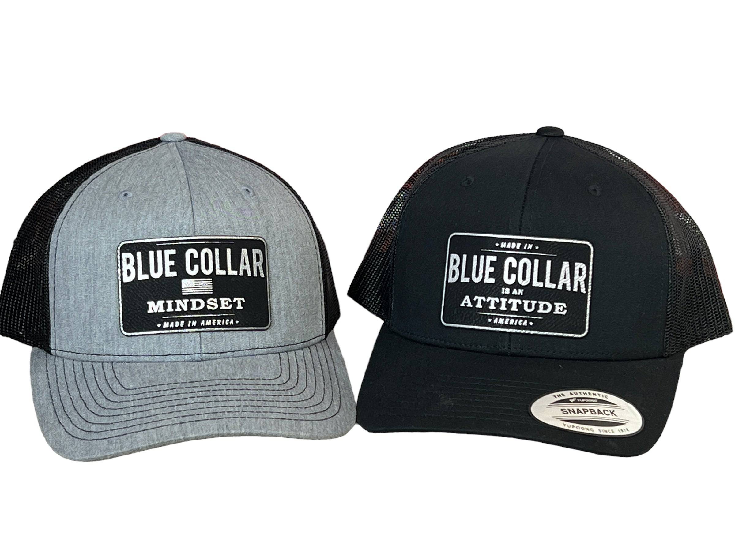 Blue Collar Mindset Snapback Richardson 112 or Yupoong Classic - F5 Custom Designs