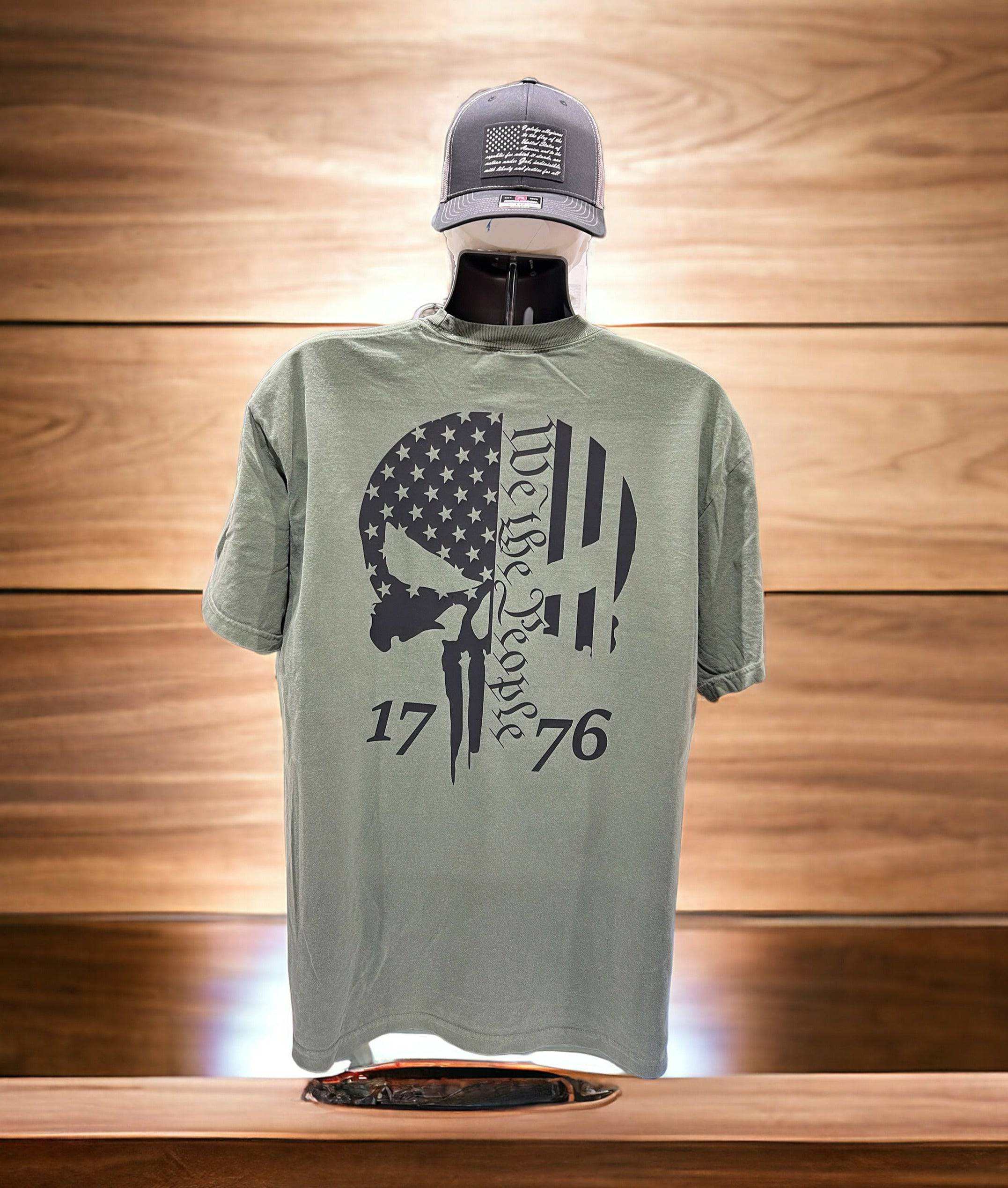 We The People 1776 T-Shirt Comfort Colors Premium Quality 100% Cotton T-shirt Adult Shirt - F5 Custom Designs