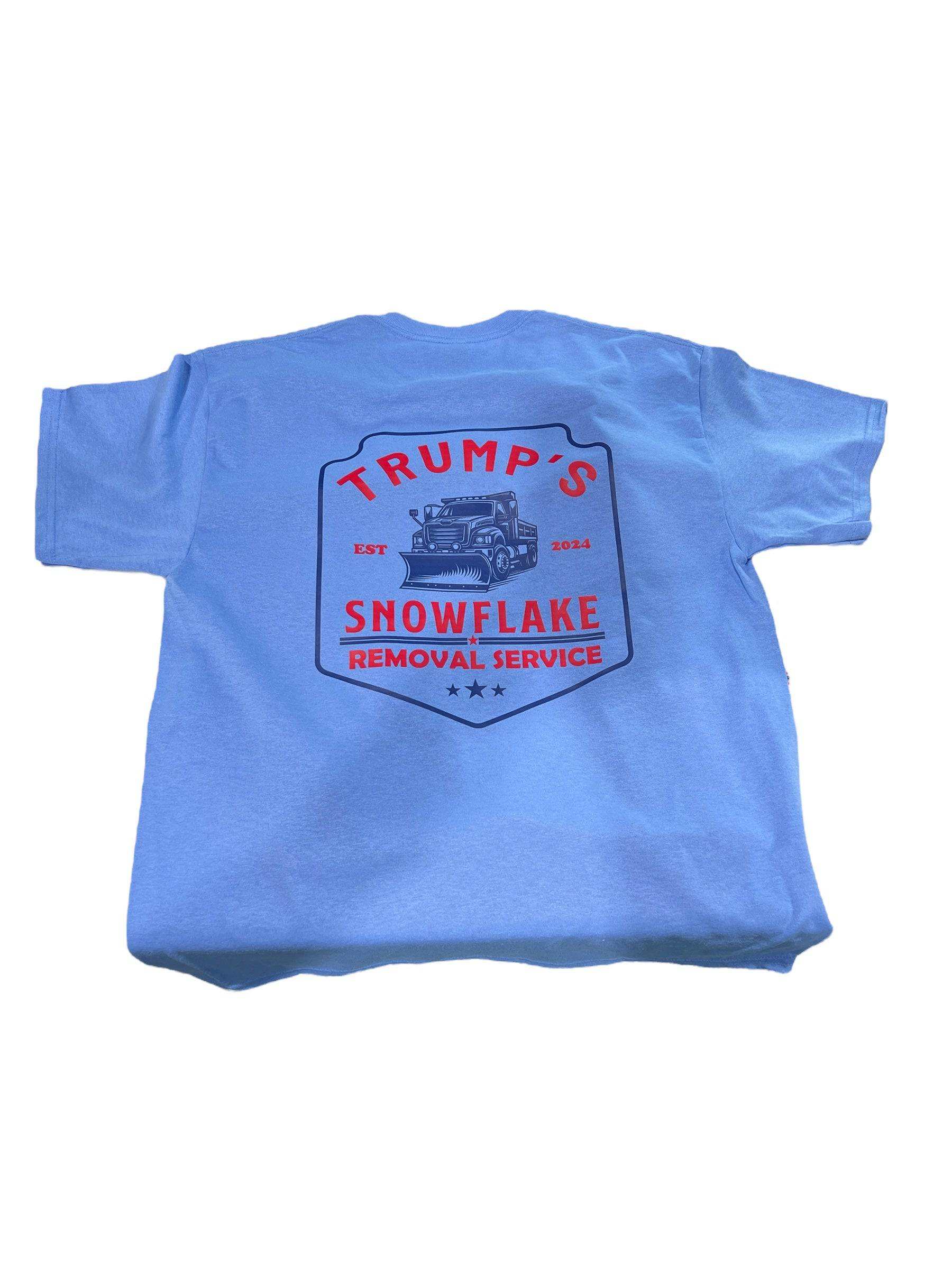 Trump Snowflake Removal Service 2024 Shirt DryBlend Unisex Genx TShirt Funny Shirt - F5 Custom Designs