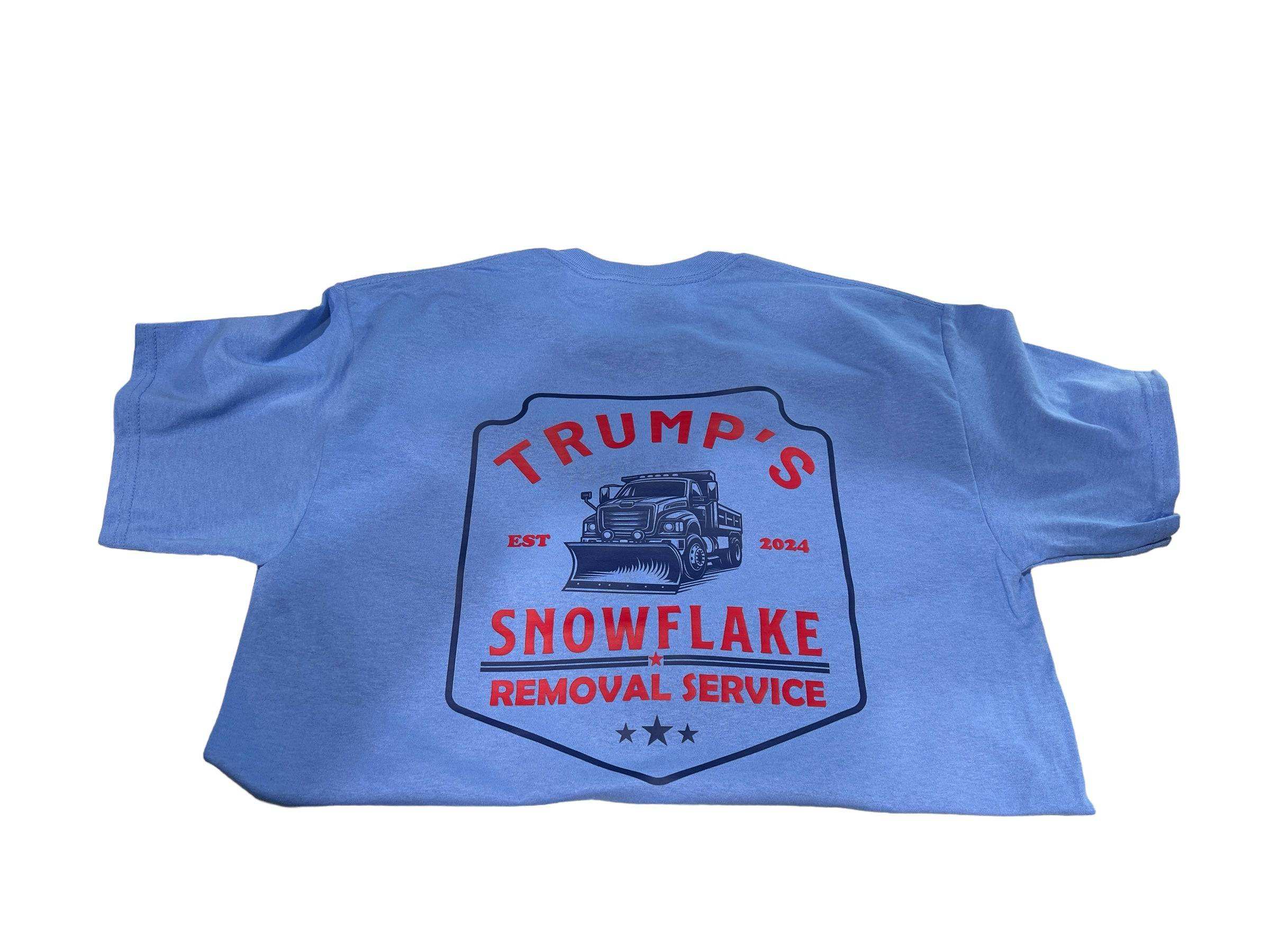 Trump Snowflake Removal Service 2024 Shirt DryBlend Unisex Genx TShirt Funny Shirt - F5 Custom Designs